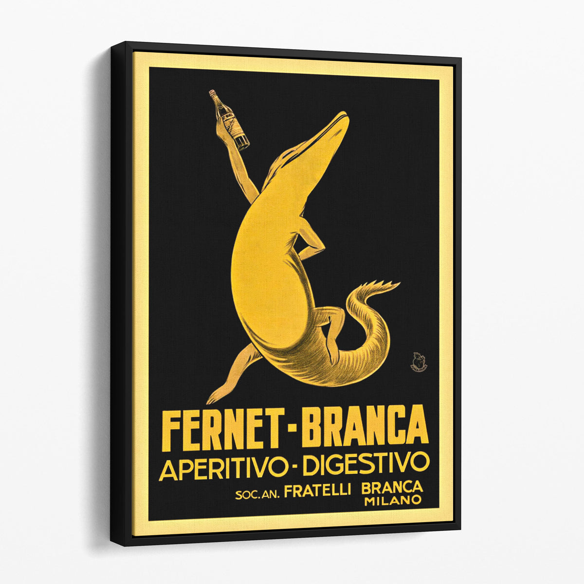 Fernet Branca Aperitivo Digestivo Alligator Poster