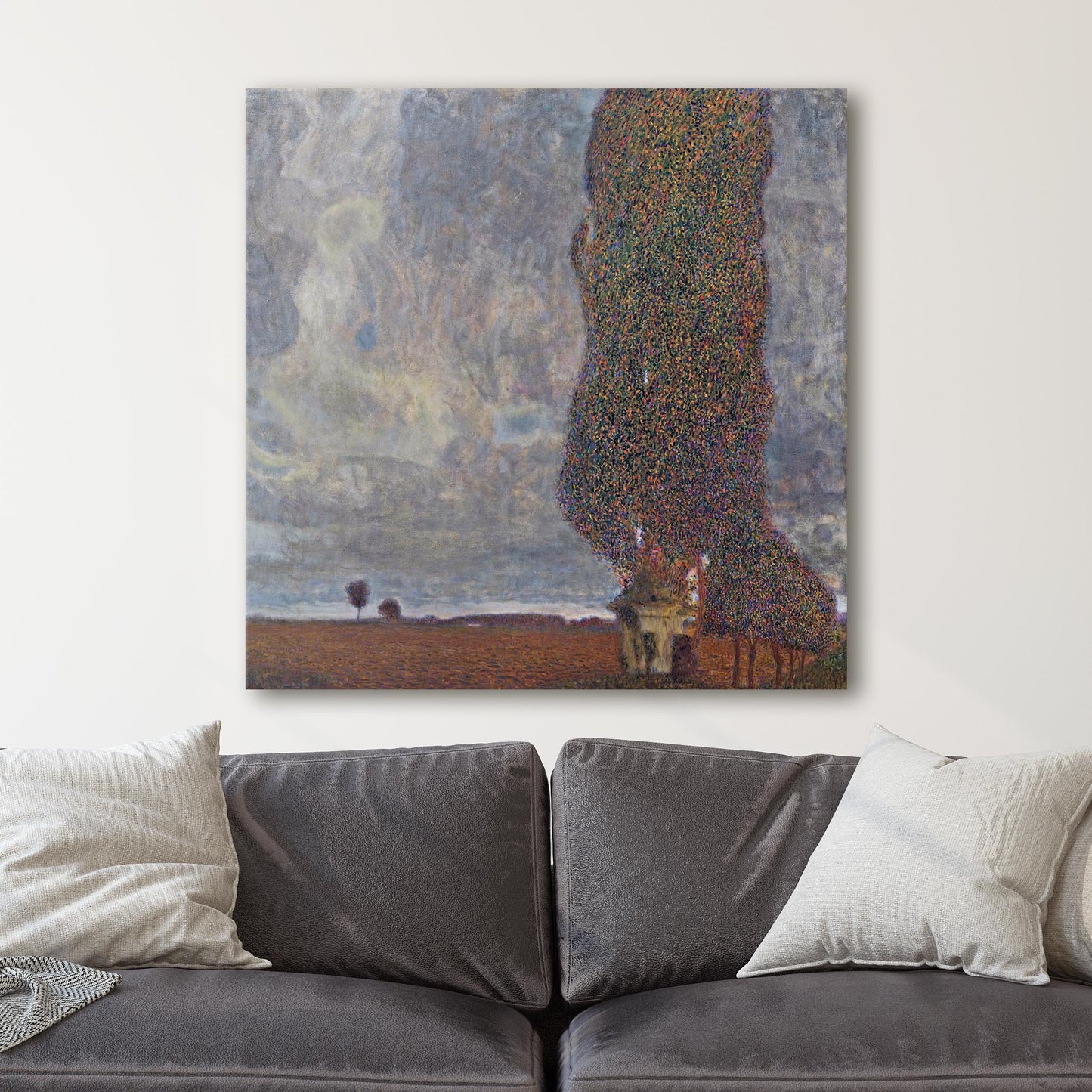 Approaching Thunderstorm (The Large Poplar II) 1903 by Gustav Klimt