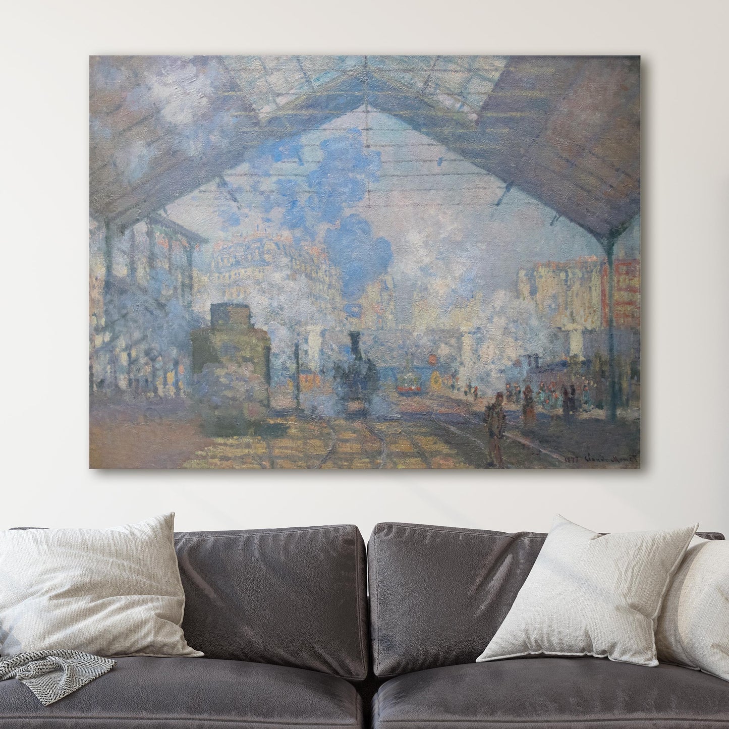 La Gare Saint-Lazare (1877) - Claude Monet