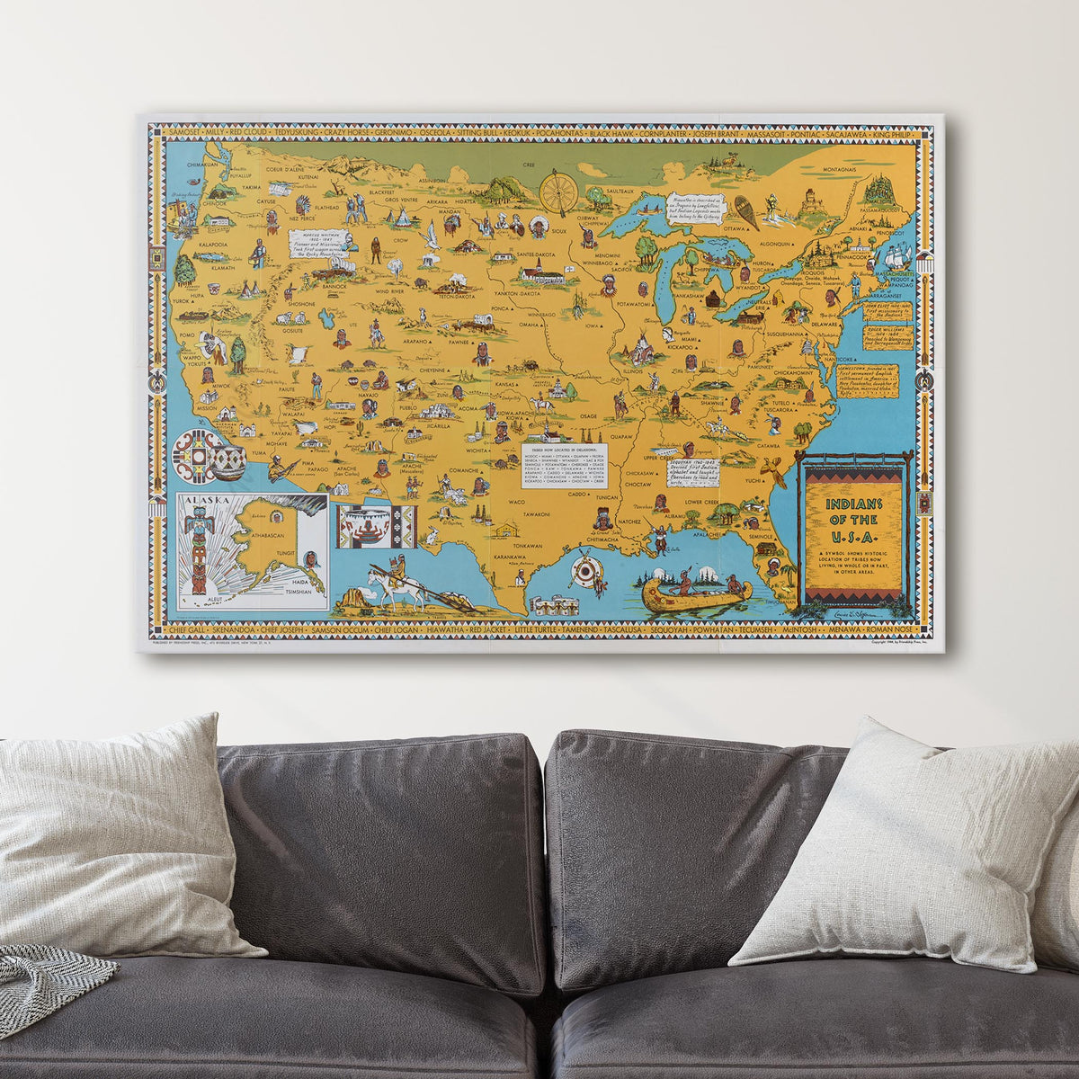 America Folklore Map