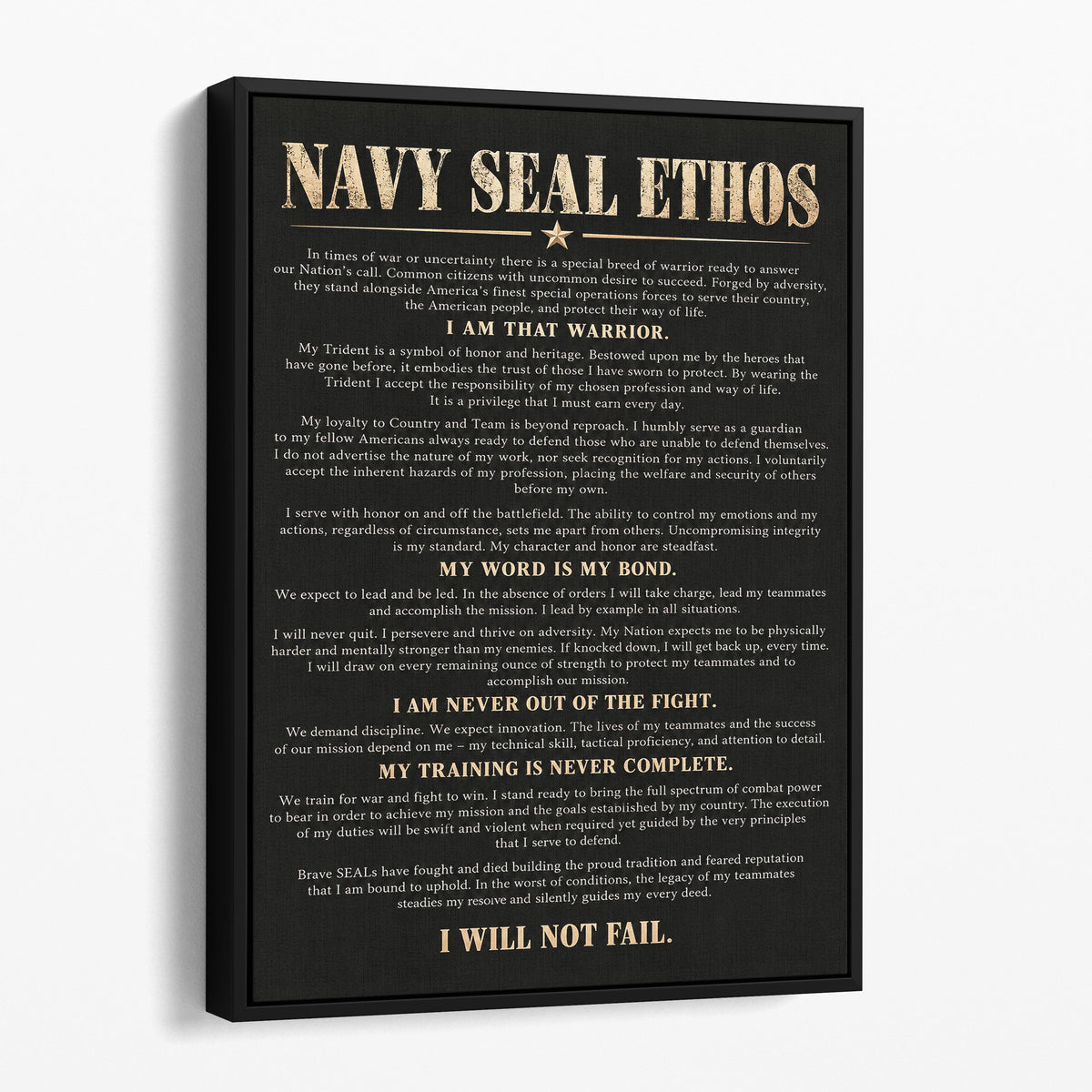 Navy SEAL Ethos