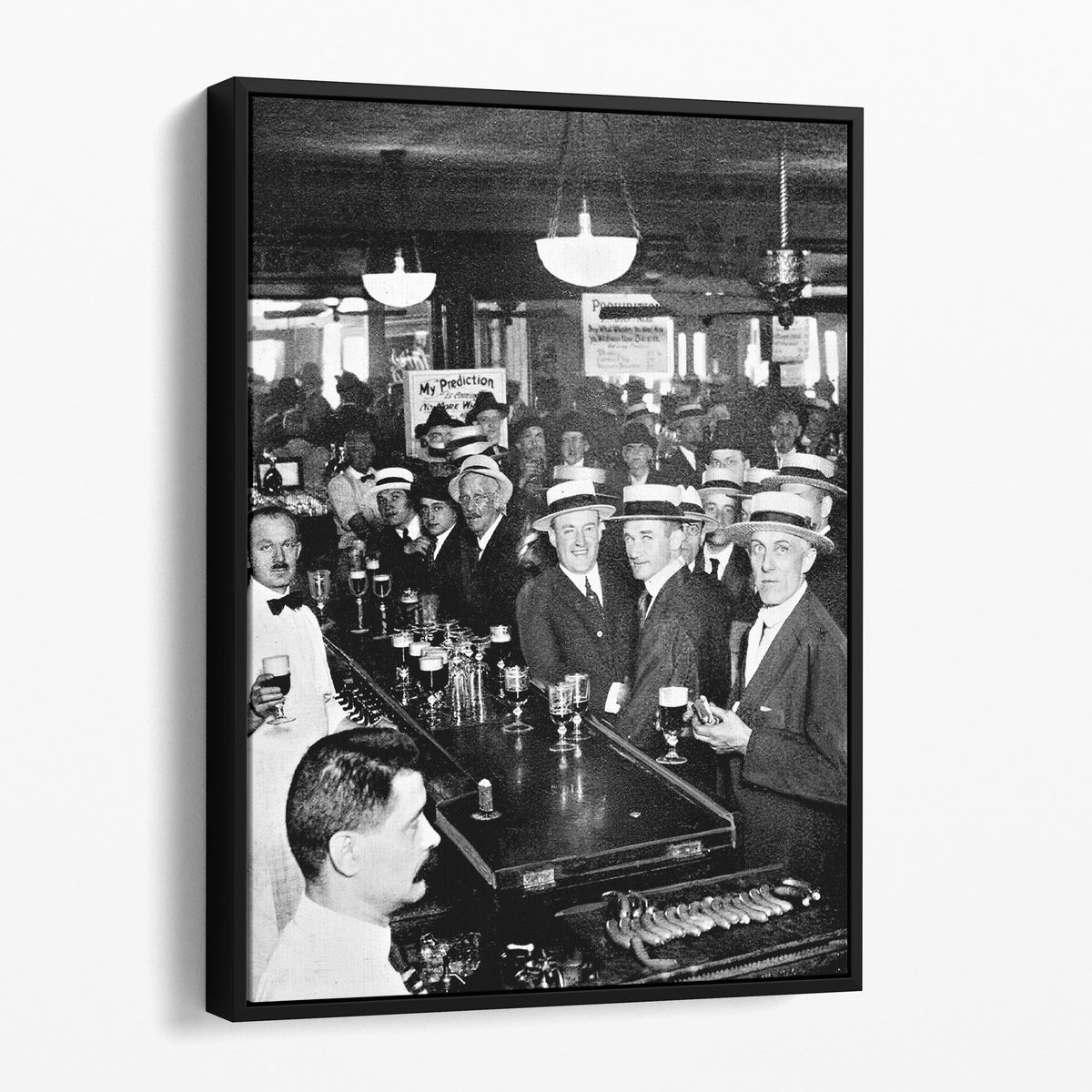 Crowded Bar Before Prohibition