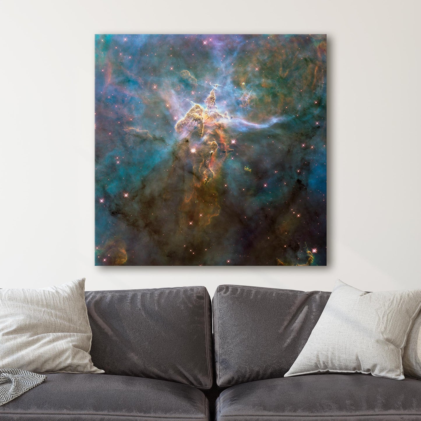 Mystic Mountain in Carina Nebula (Hubble Space Telescope)