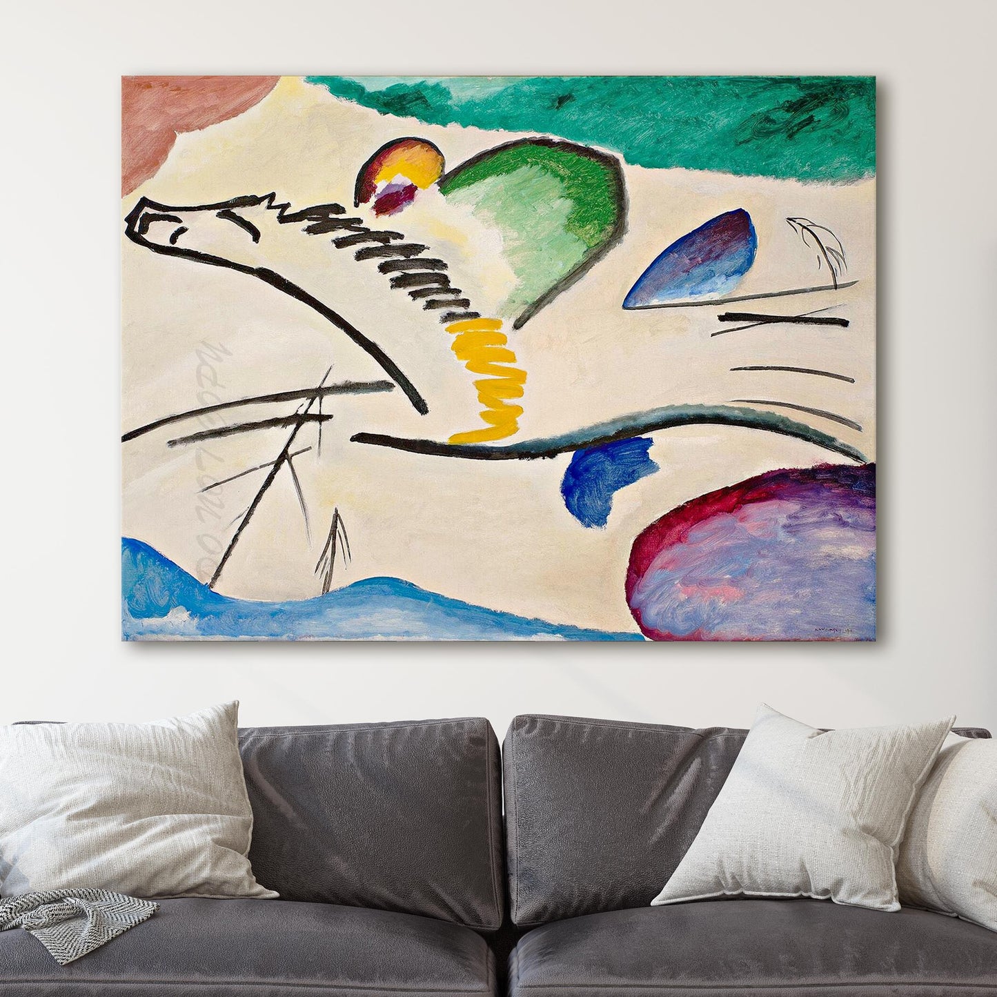 Lyrically (Lyrisches) by Kandinsky