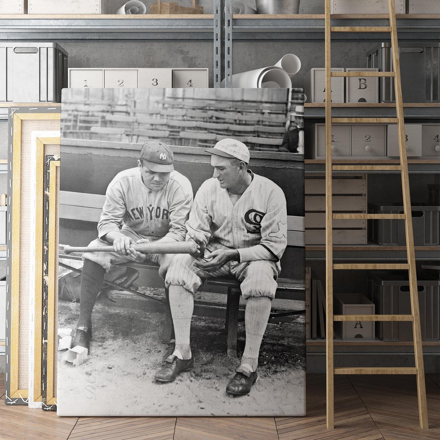 Babe Ruth & Shoeless Joe Jackson