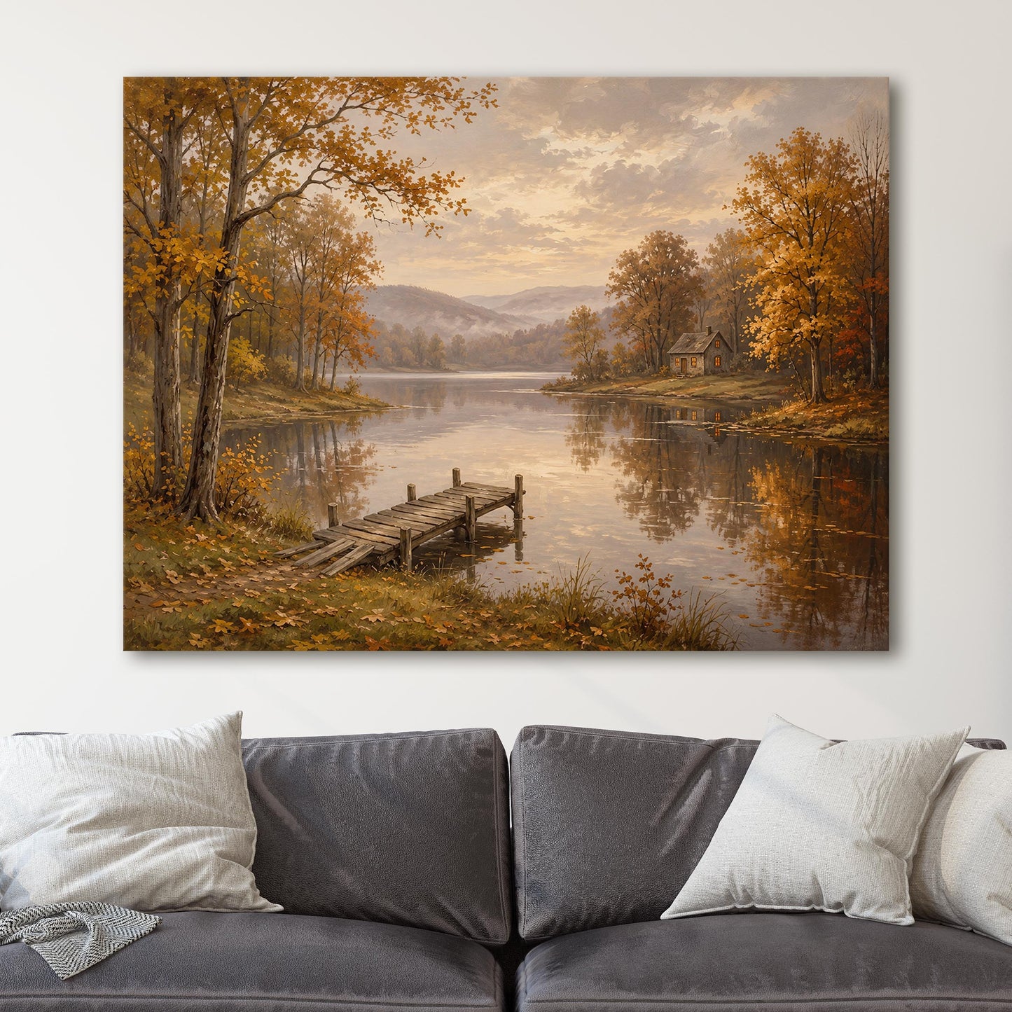 Autumn Lake Landscape