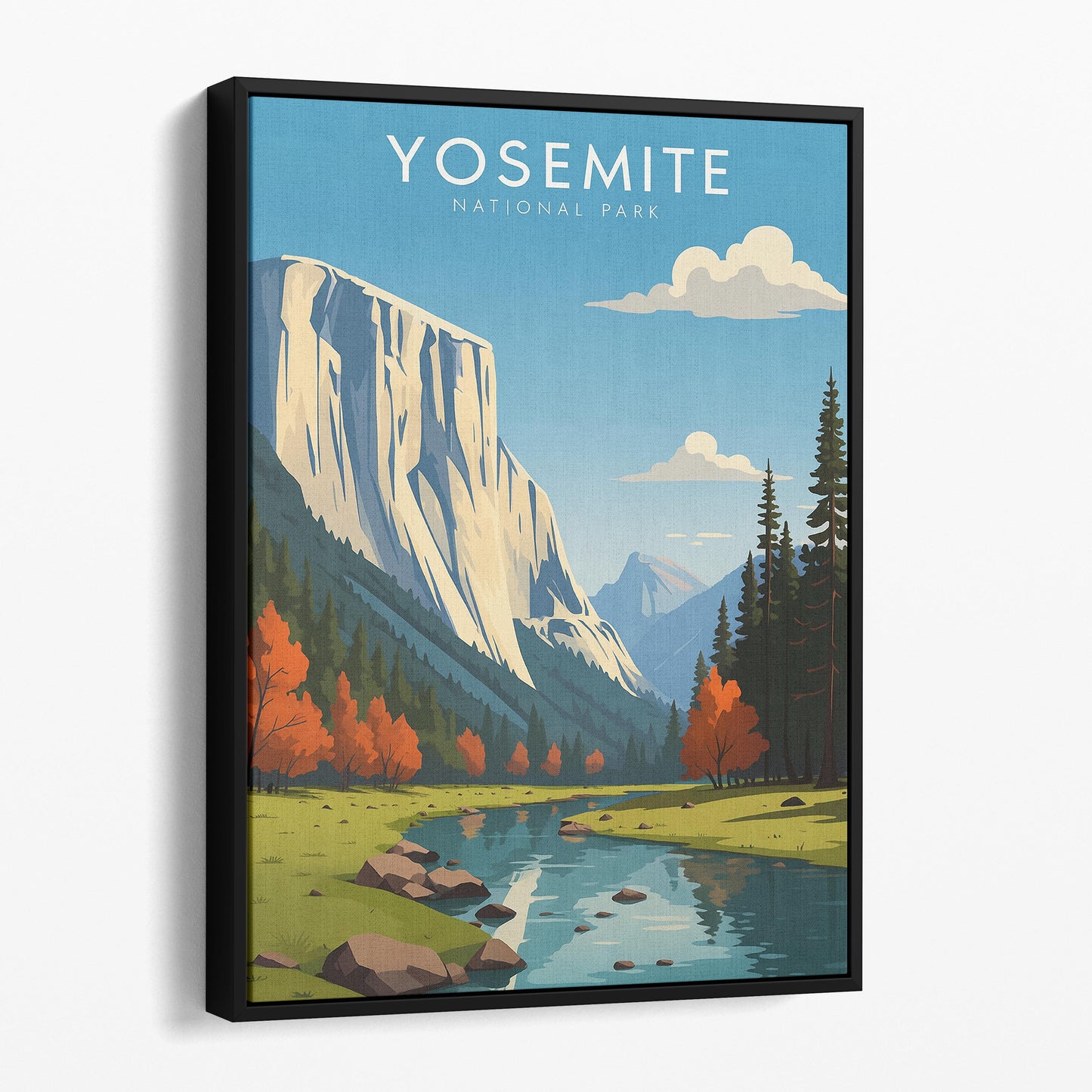 Yosemite National Park Vintage Travel Poster