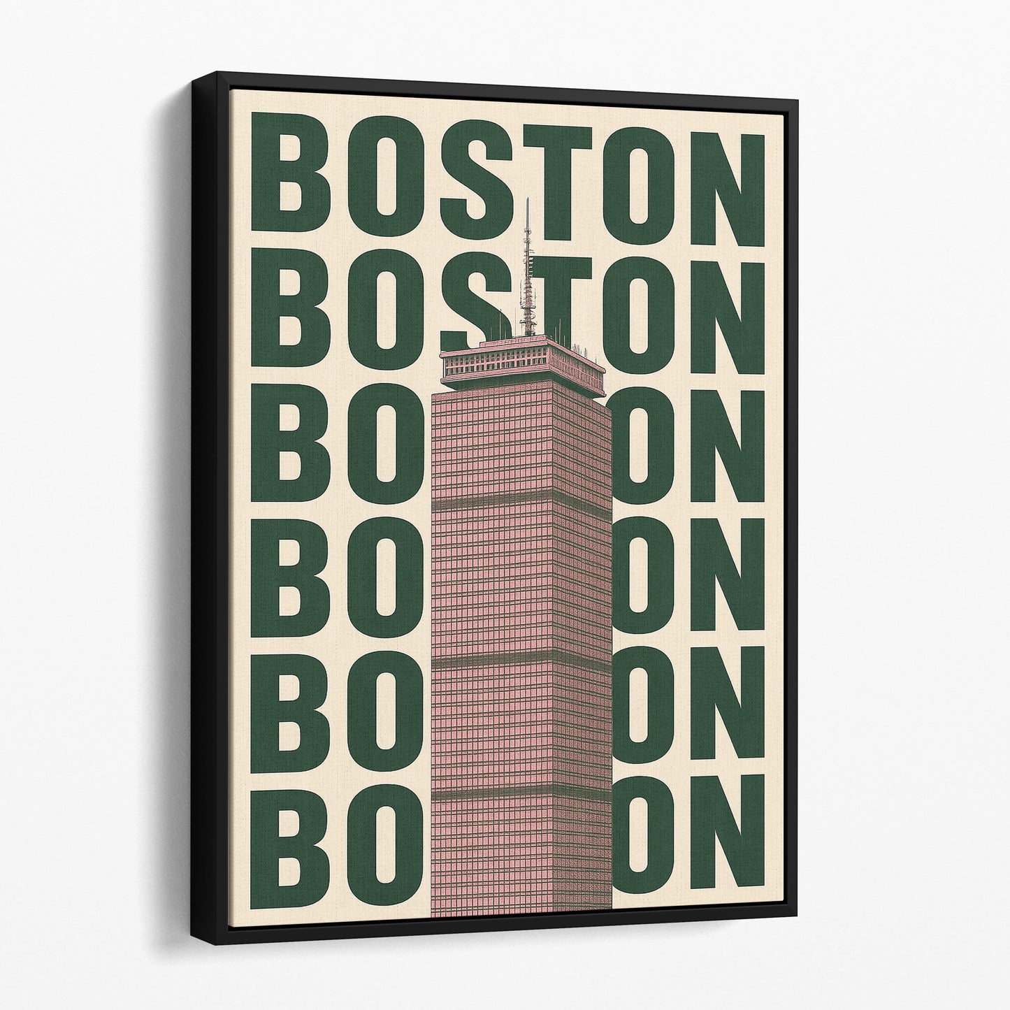 Boston Retro City Poster