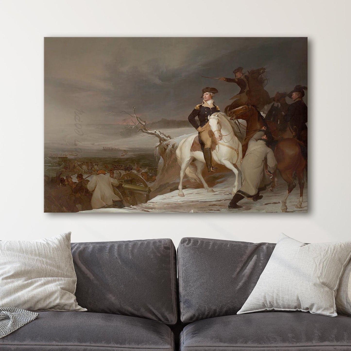 Passage Of The Delaware 1819 George Washington