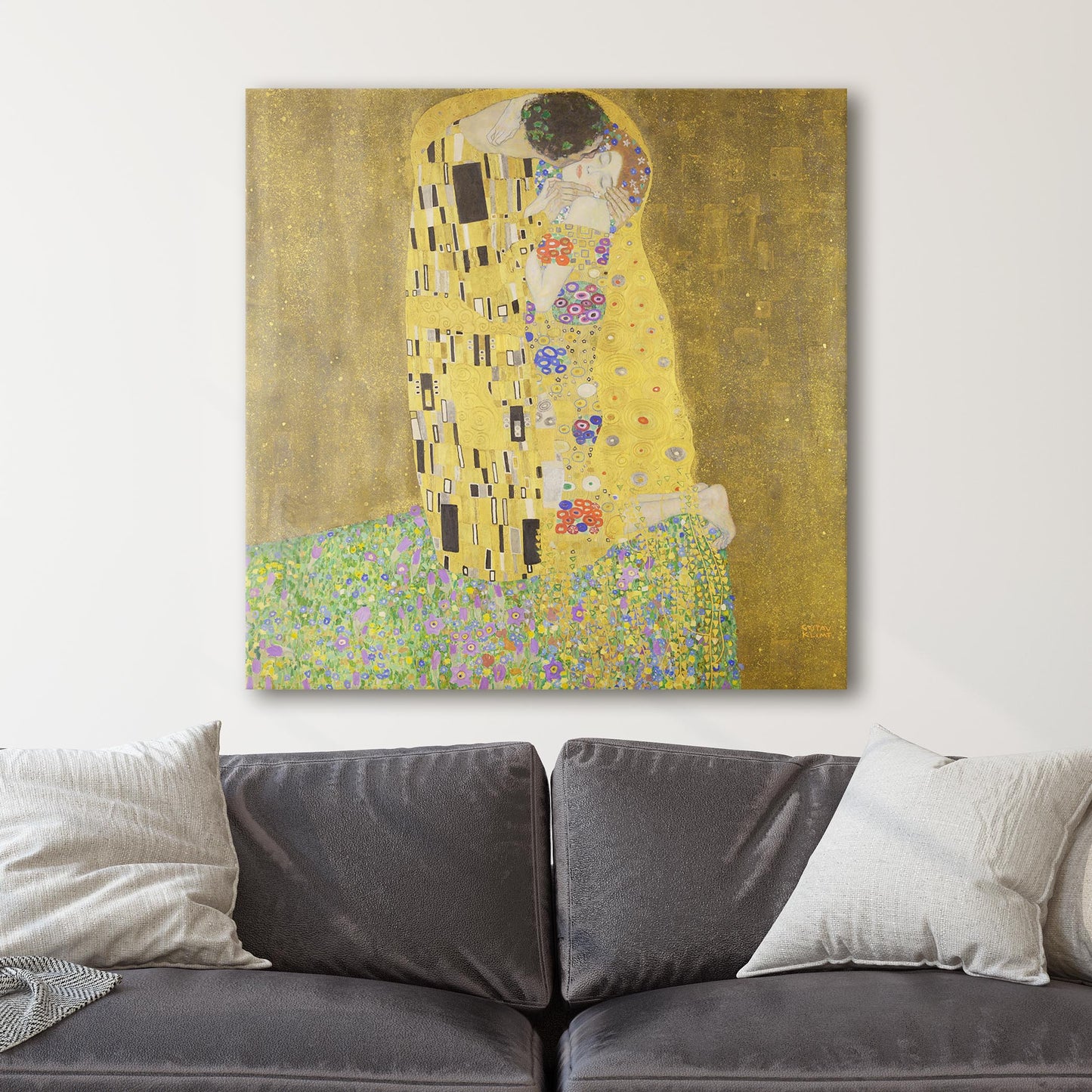 The Kiss, 1907-1908 by Gustav Klimt