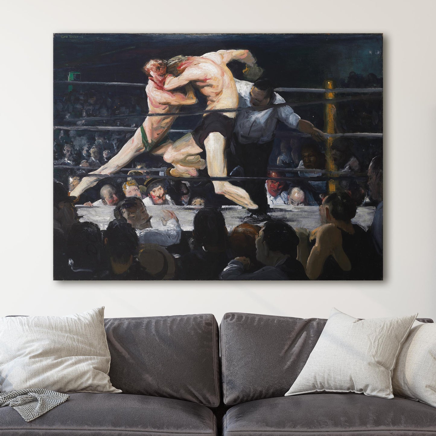 Stag at Sharkey's by George Bellows