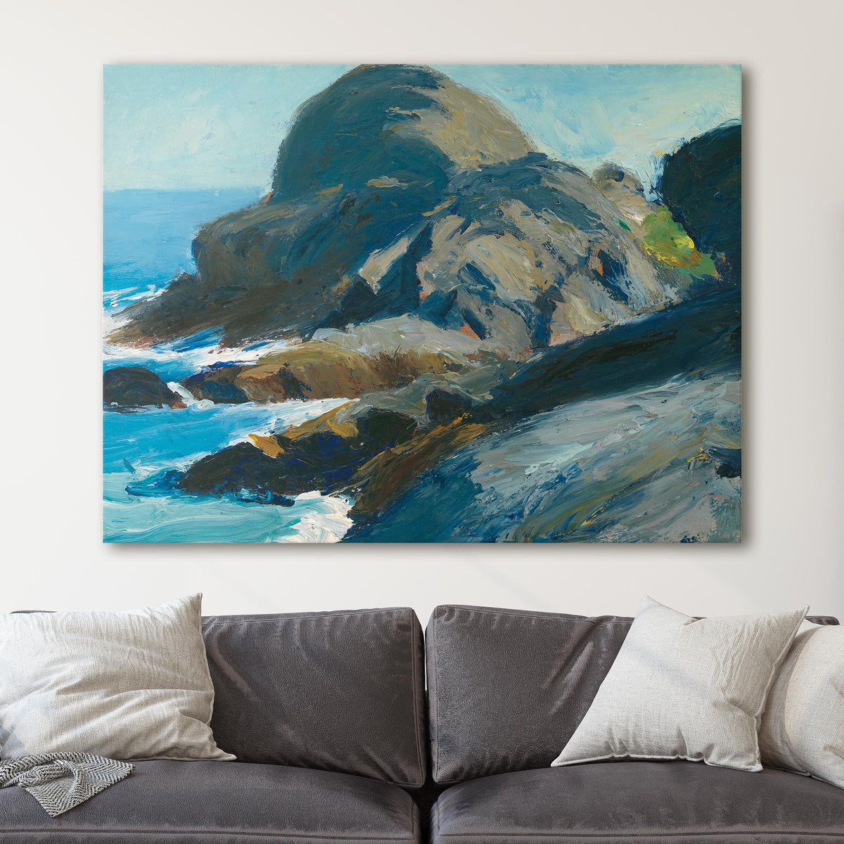 Rocky Shore by Edward Hopper