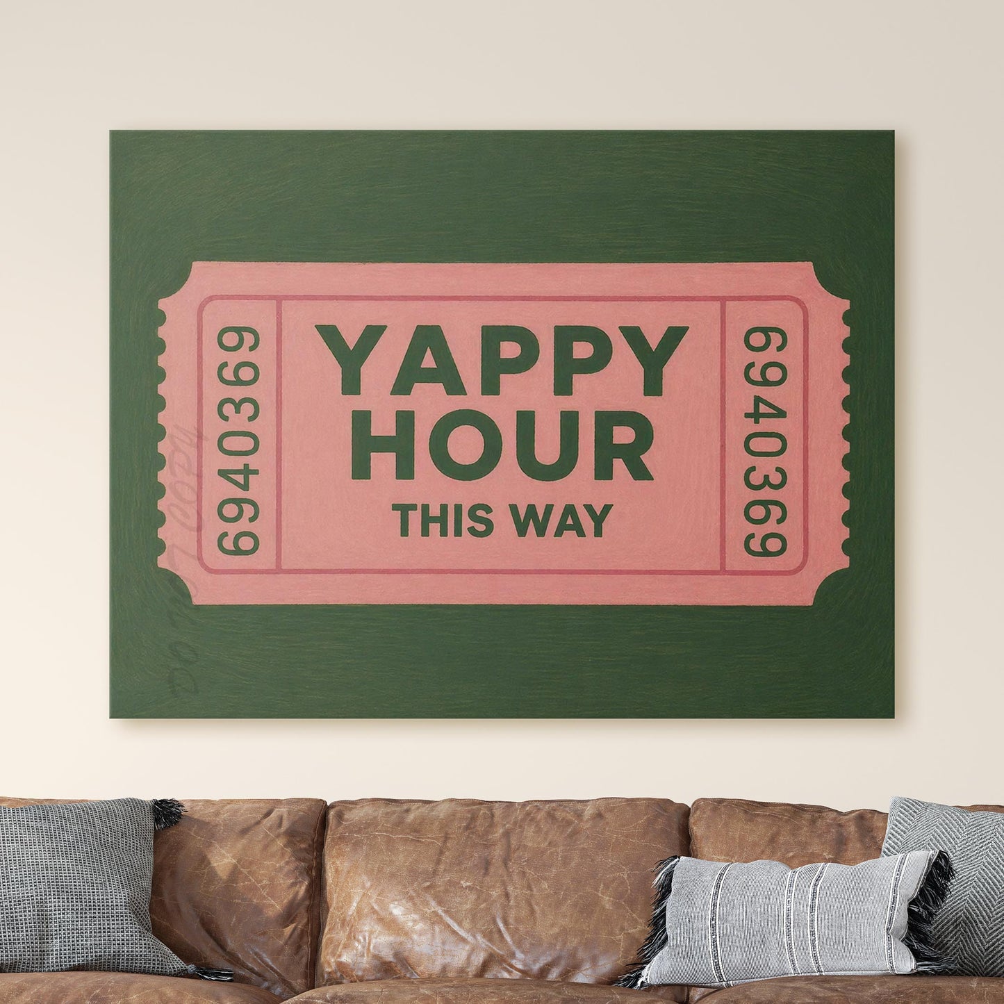 Yappy Hour Wall Sign