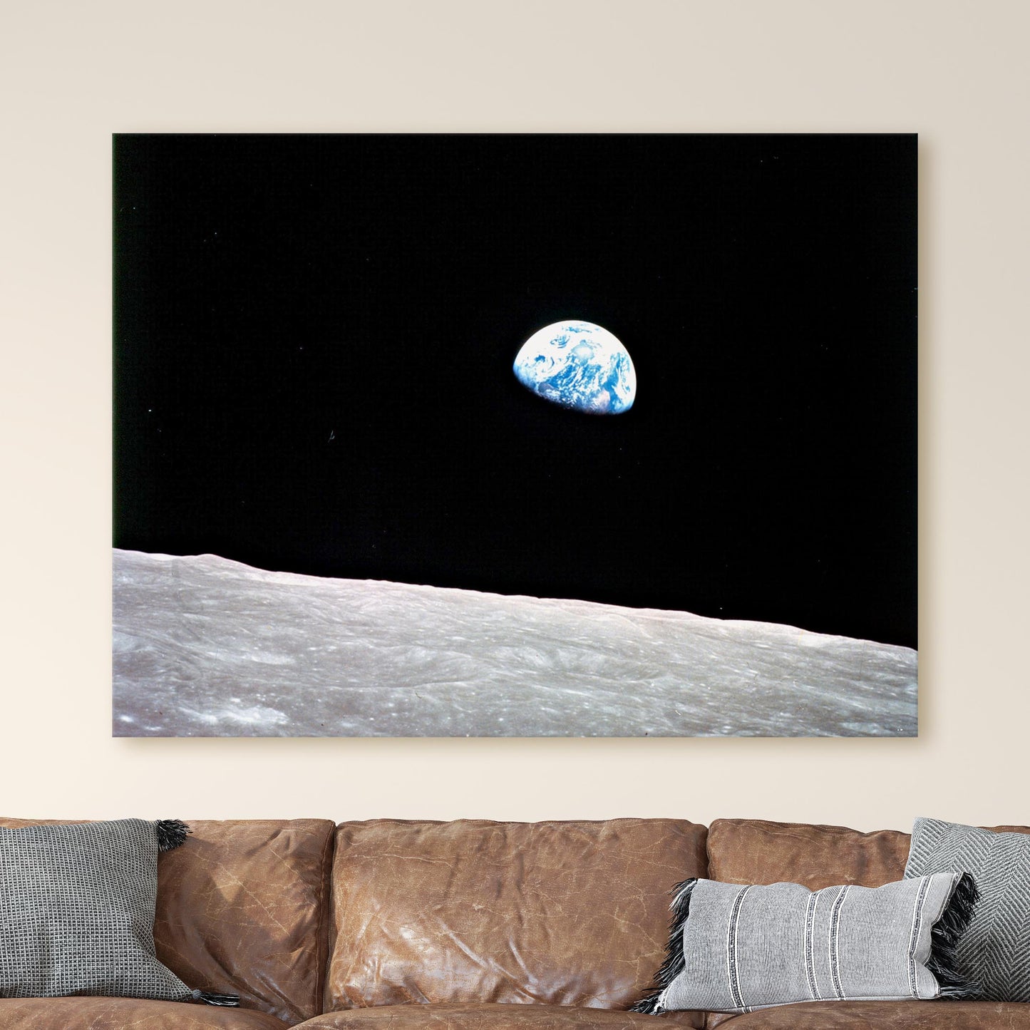 Earth Rise - View Of Earth From The Moon