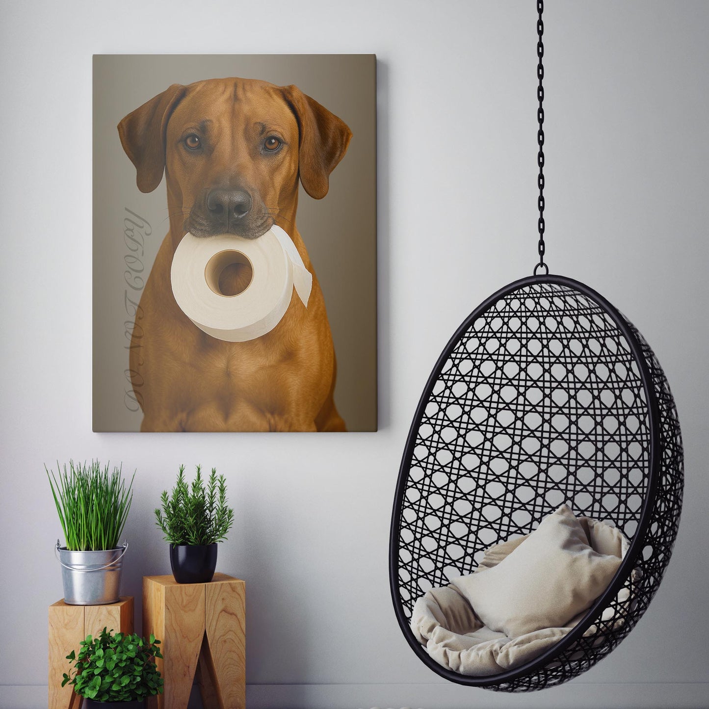 Rhodesian Ridgeback Dog Toilet Paper