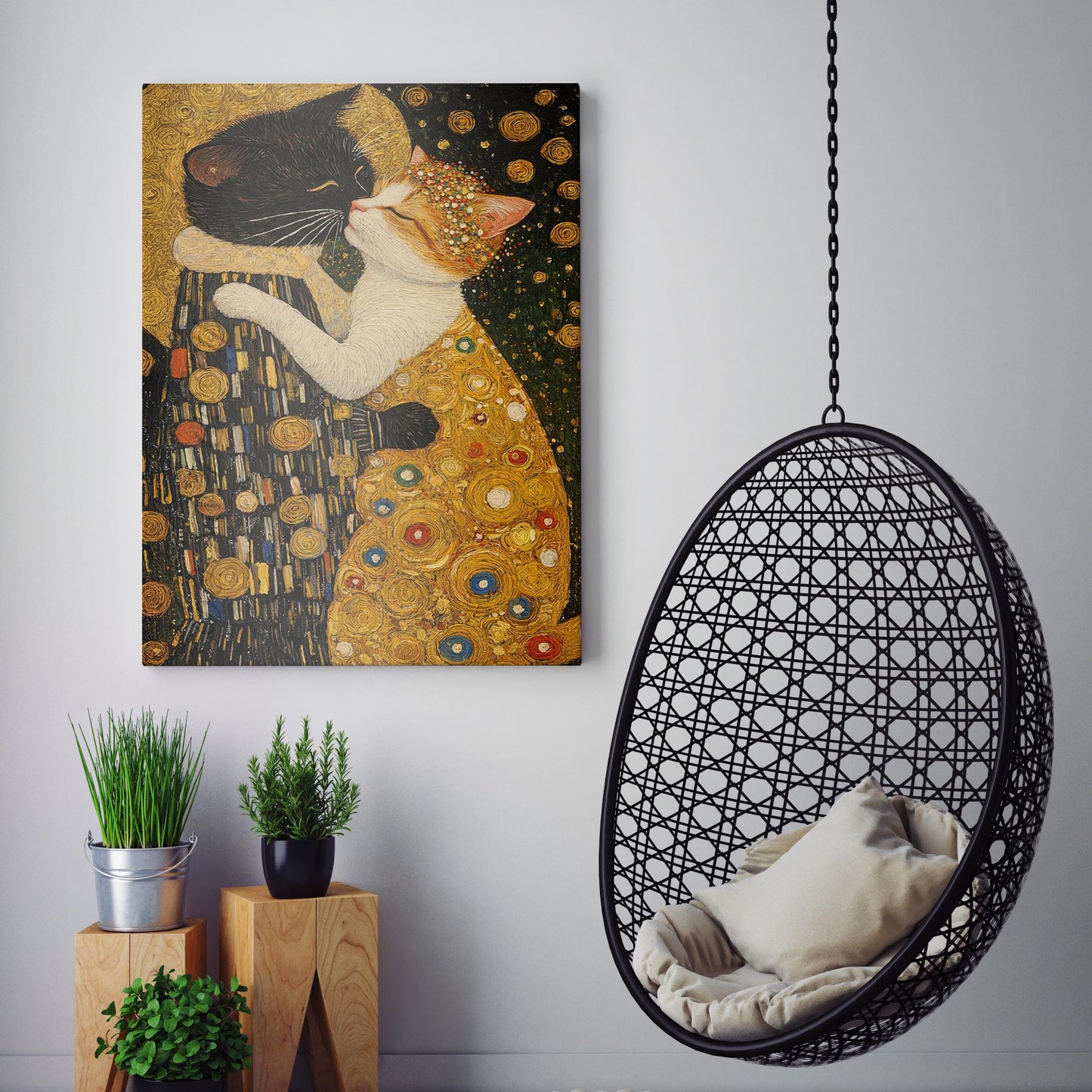 The Cat Kiss Gustav Klimt