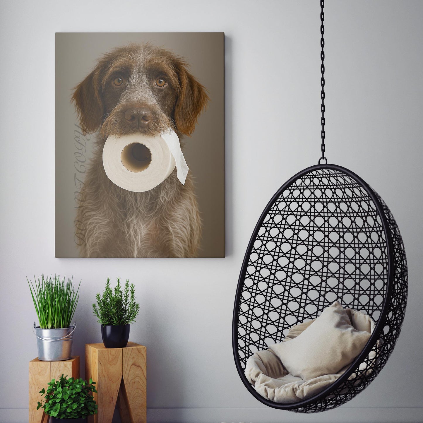 Wirehaired Pointing Griffon Dog Toilet Paper