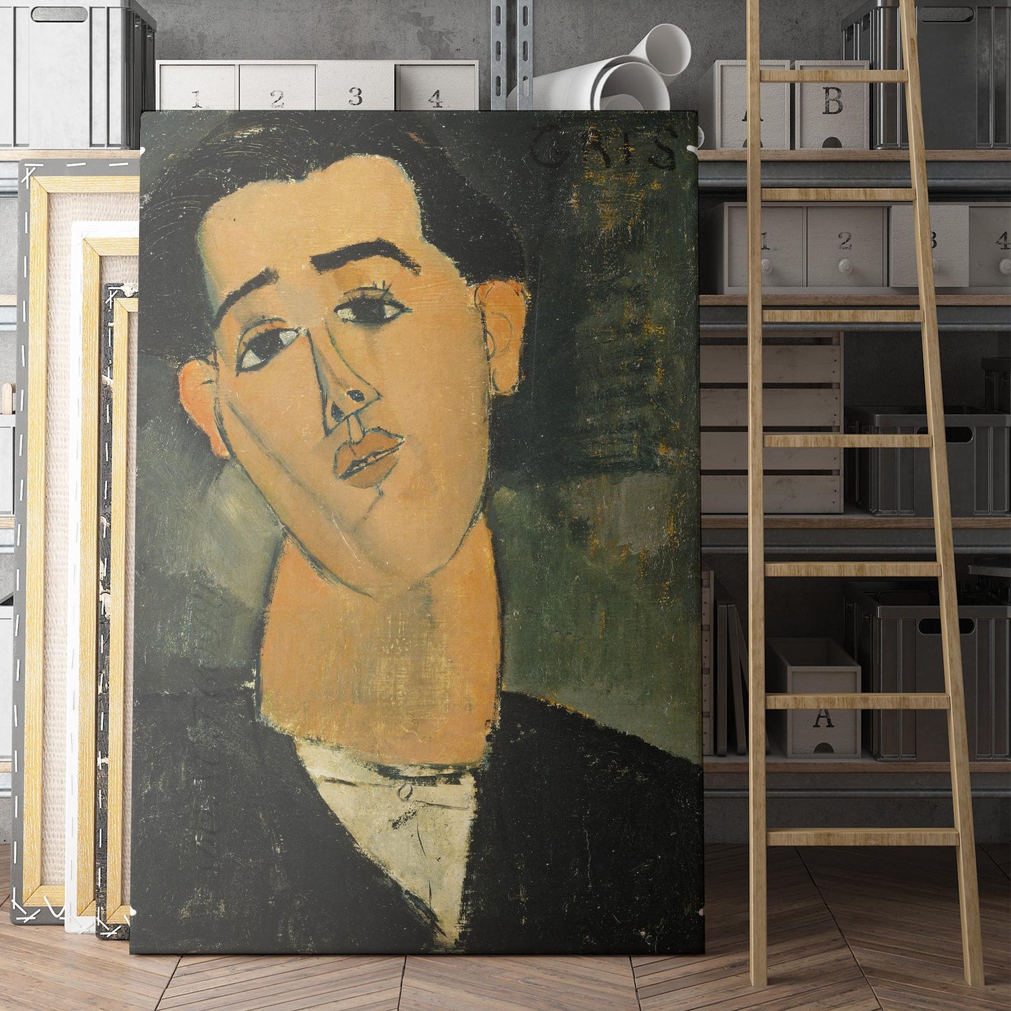 Juan Gris (1887-1927) by Amedeo Modigliani