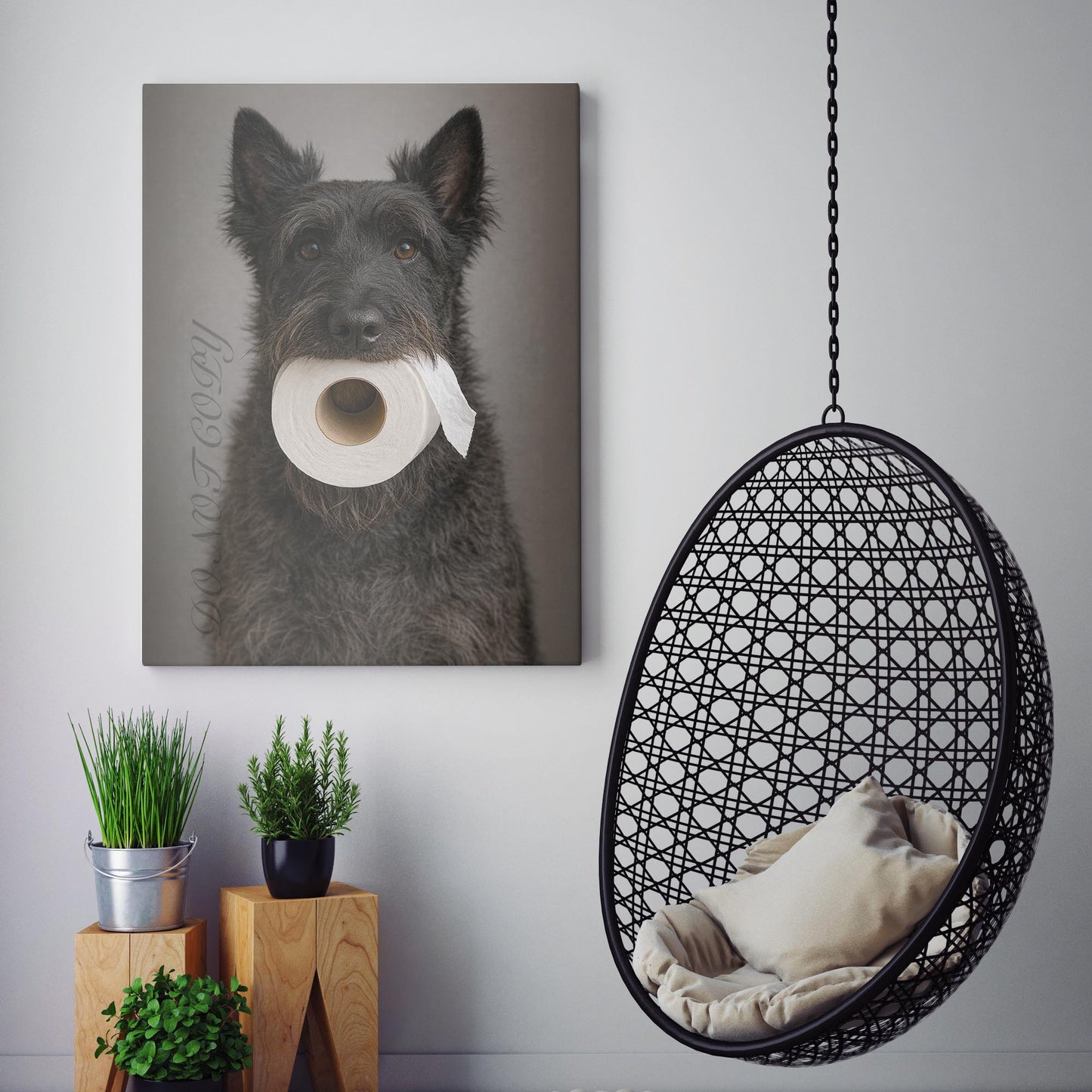 Scottish Terrier Dog Toilet Paper