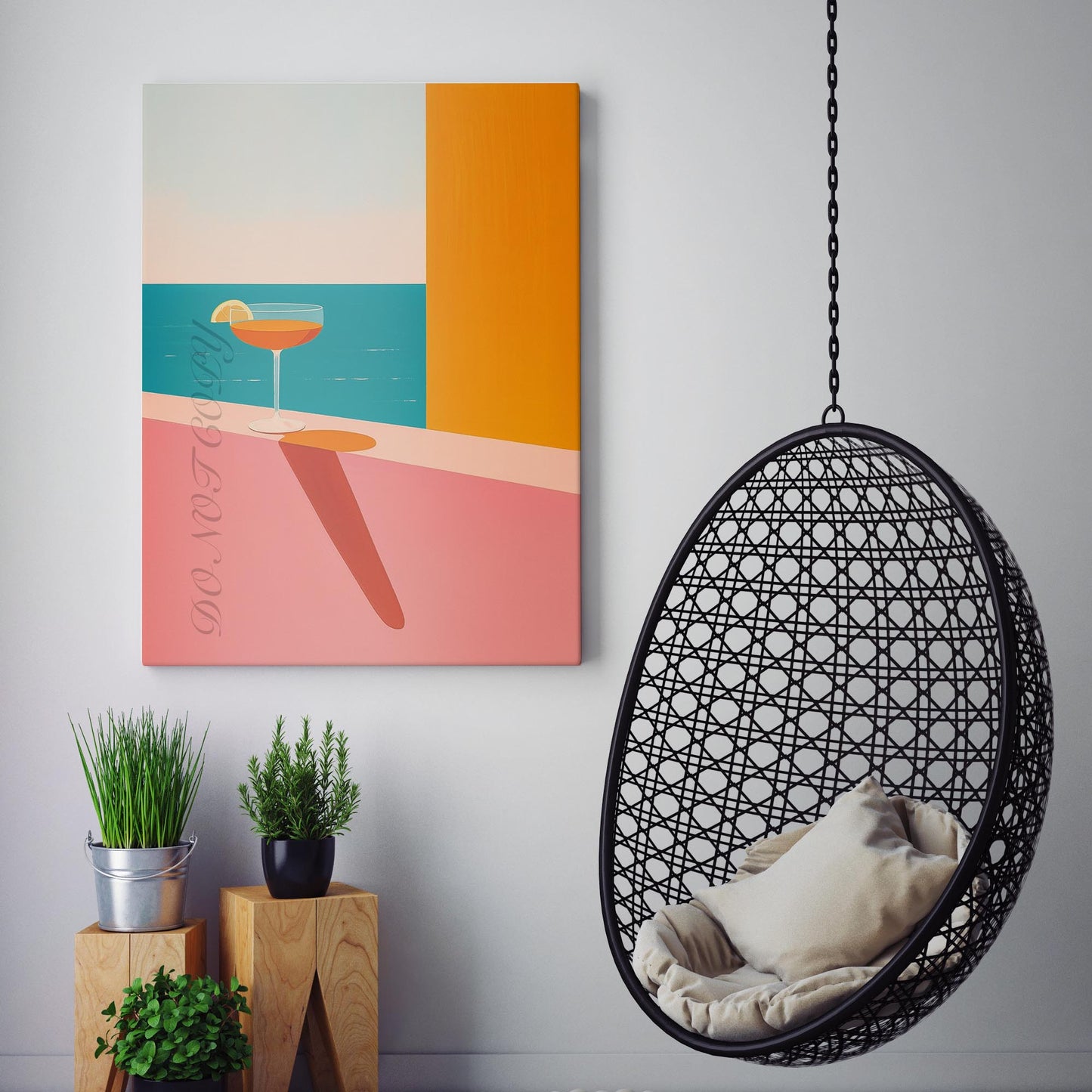 Beach Cocktail Mid Century