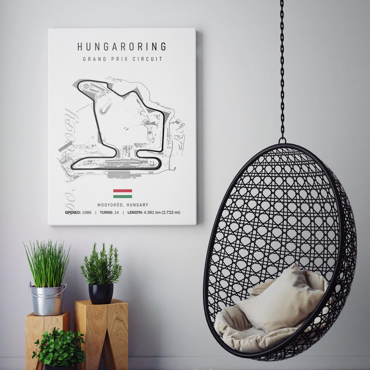 Hungarian Grand Prix Race Track Map