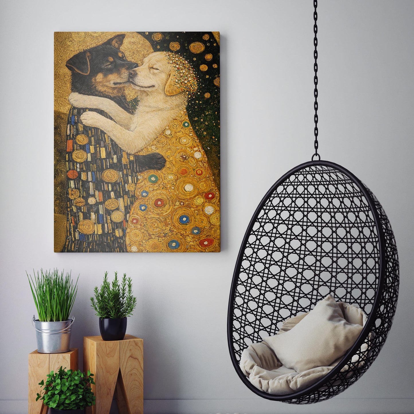 The Dog Kiss Gustav Klimt