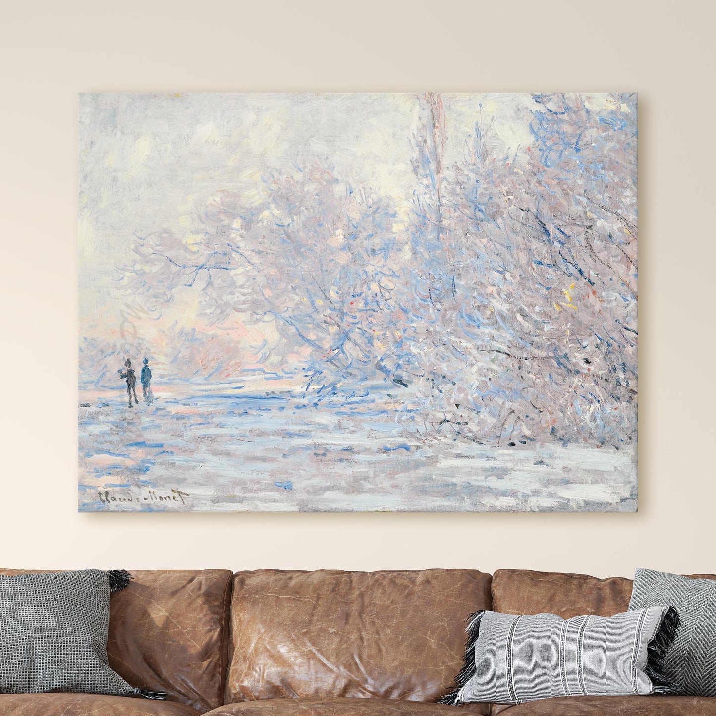 Frost at Giverny - Claude Monet