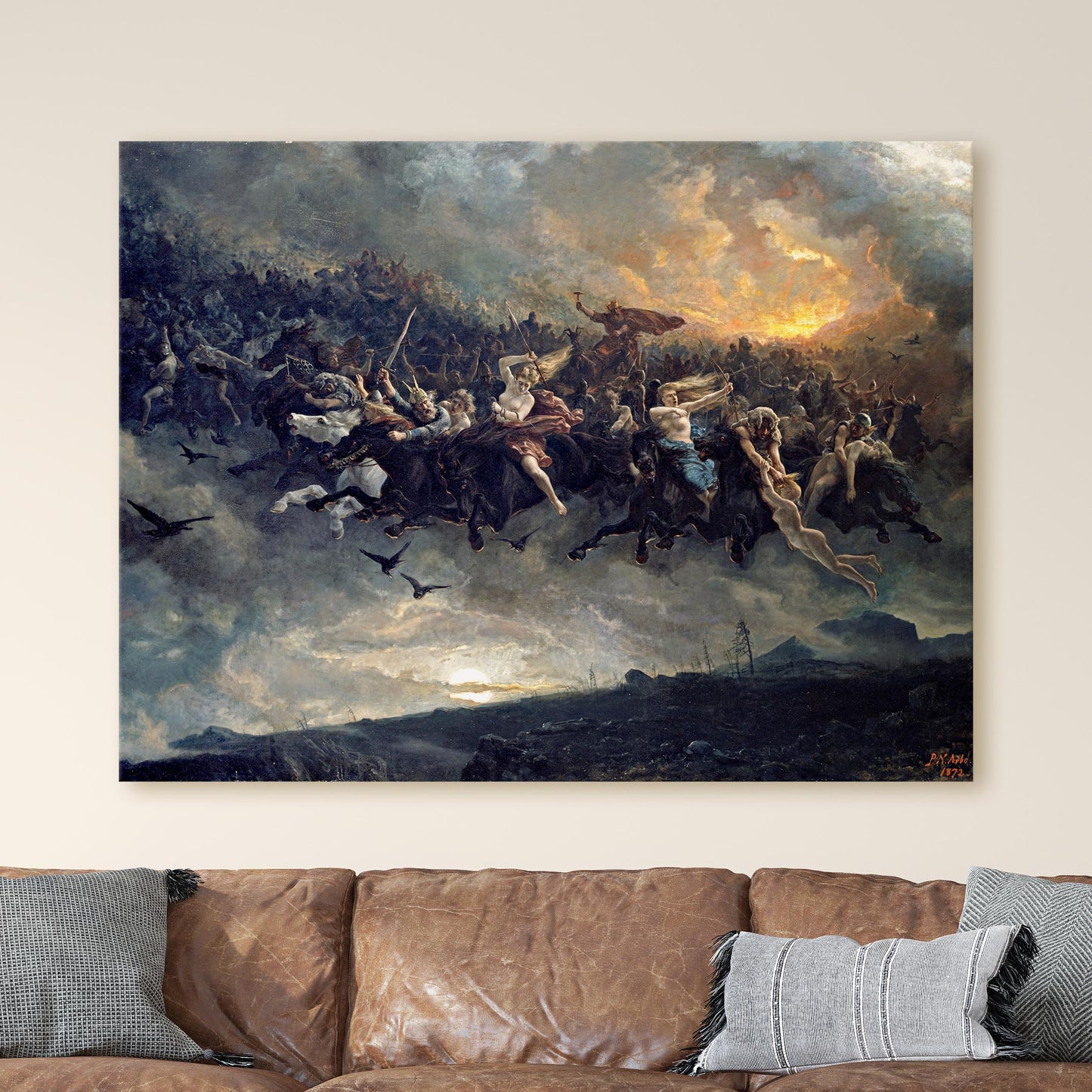 The Wild Hunt of Odin by Peter Nicolai Arbo