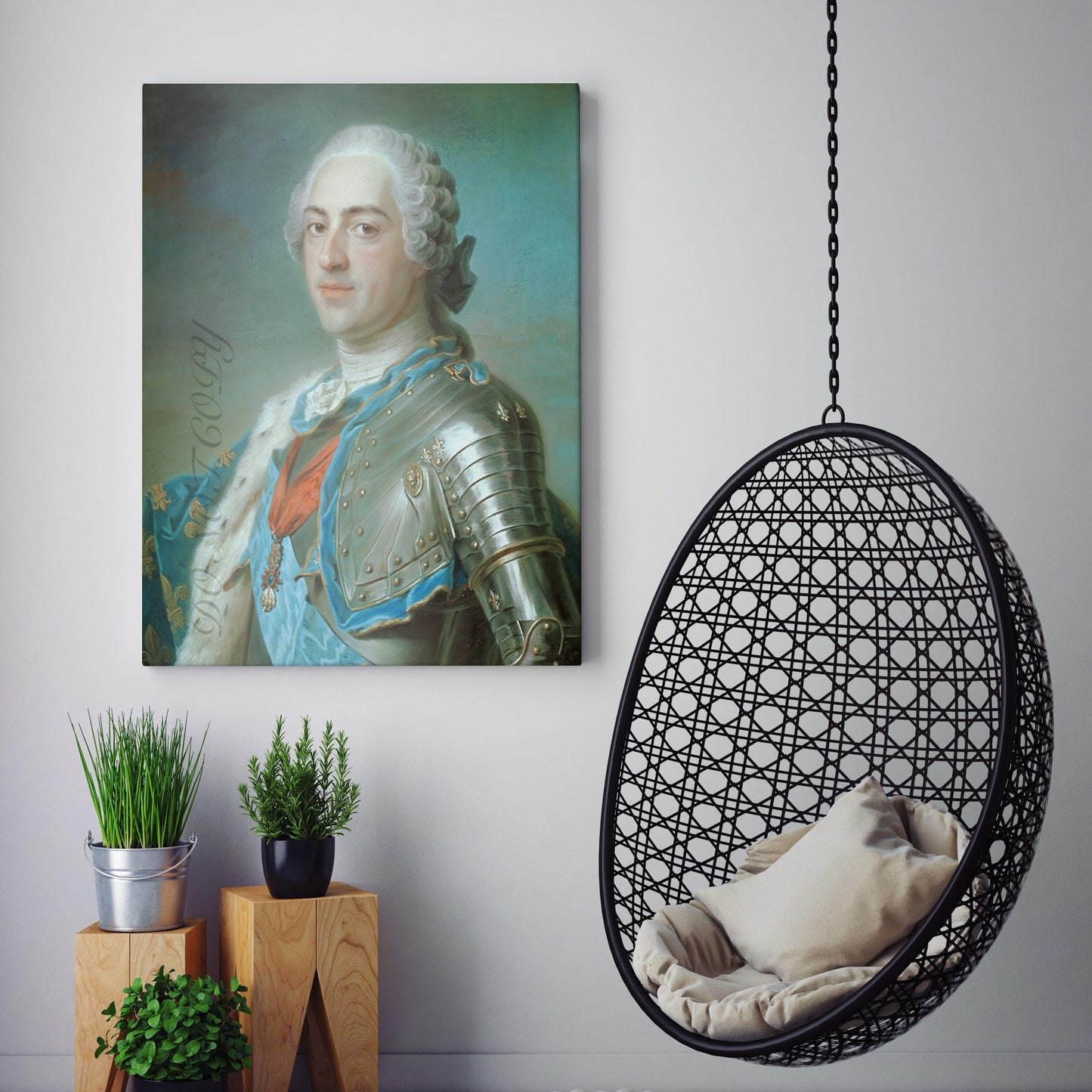 Portrait of King Louis XV, 1748 by Maurice Quentin de La Tour