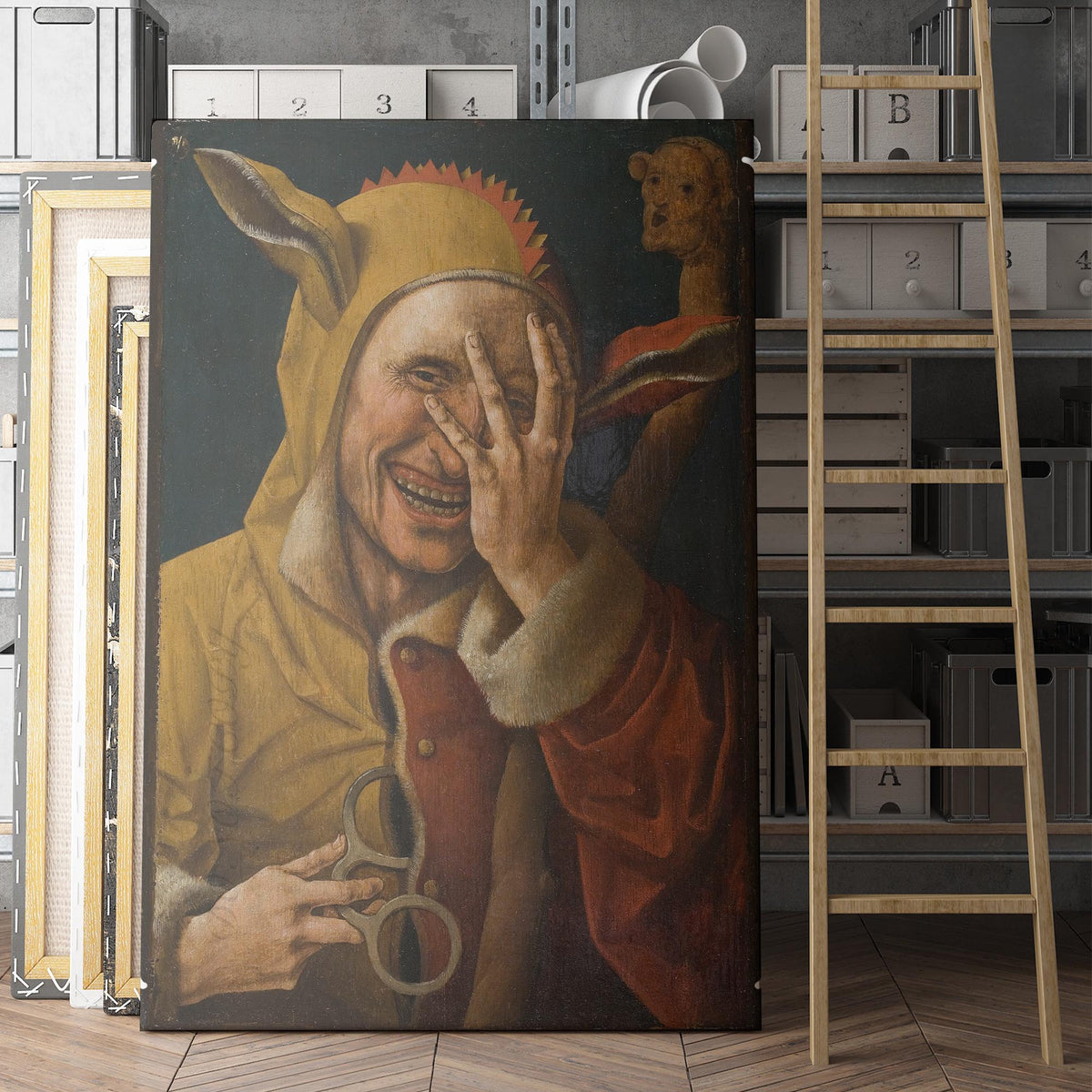Laughing Fool (c.1500) by Jacob Cornelisz van Oostsanen