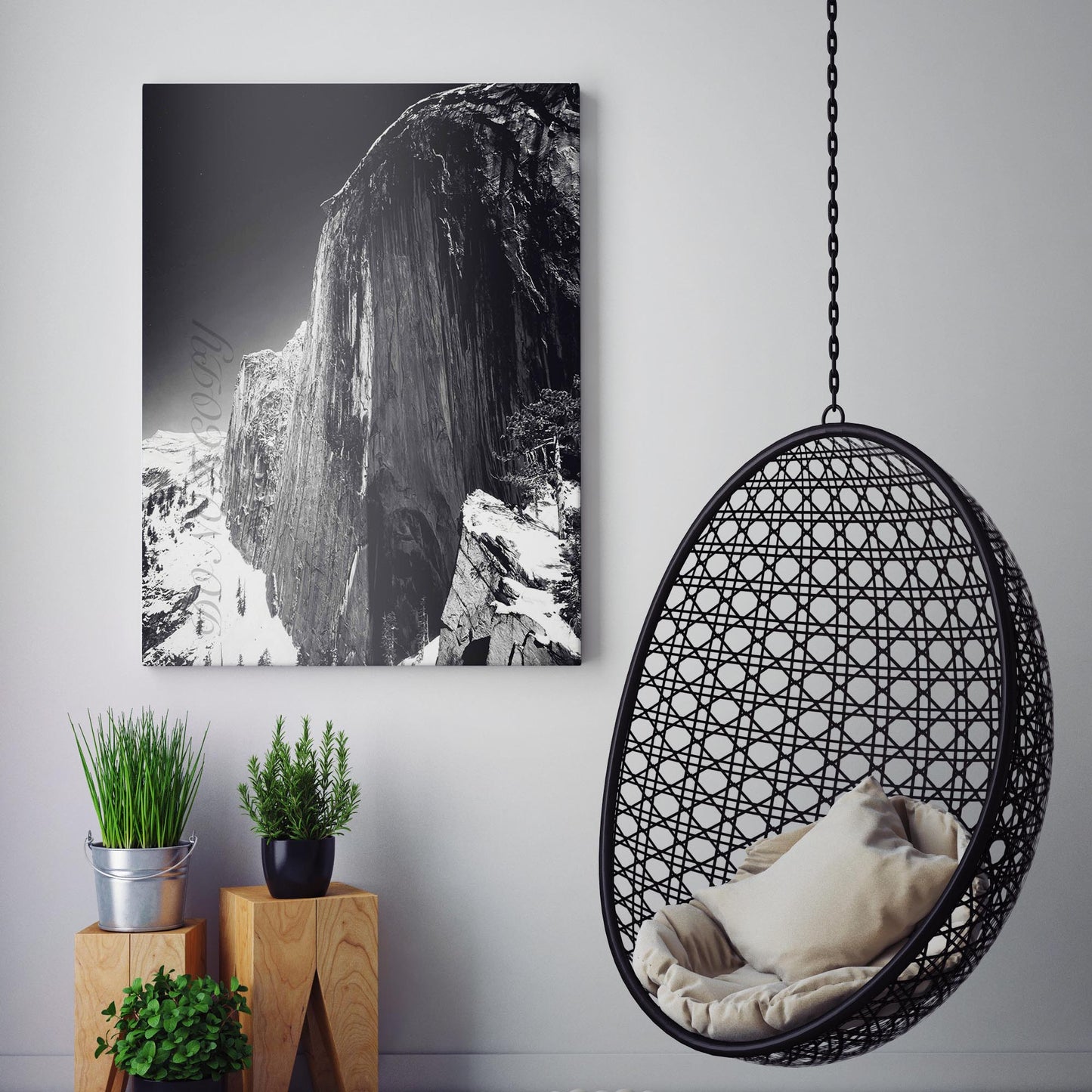 Monolith, The Face of Half Dome, Yosemite by Ansel Adams