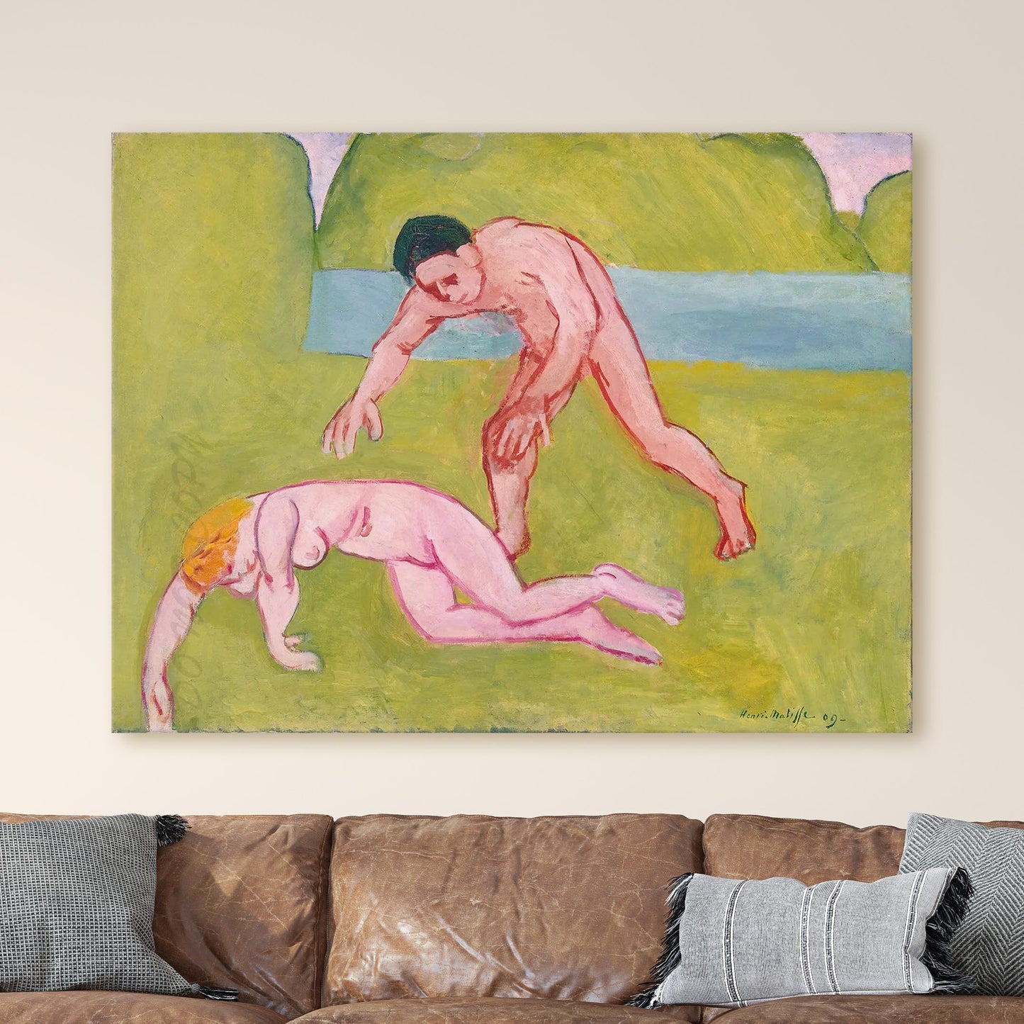 Nymph and Satyr 1908 by Henri Matisse