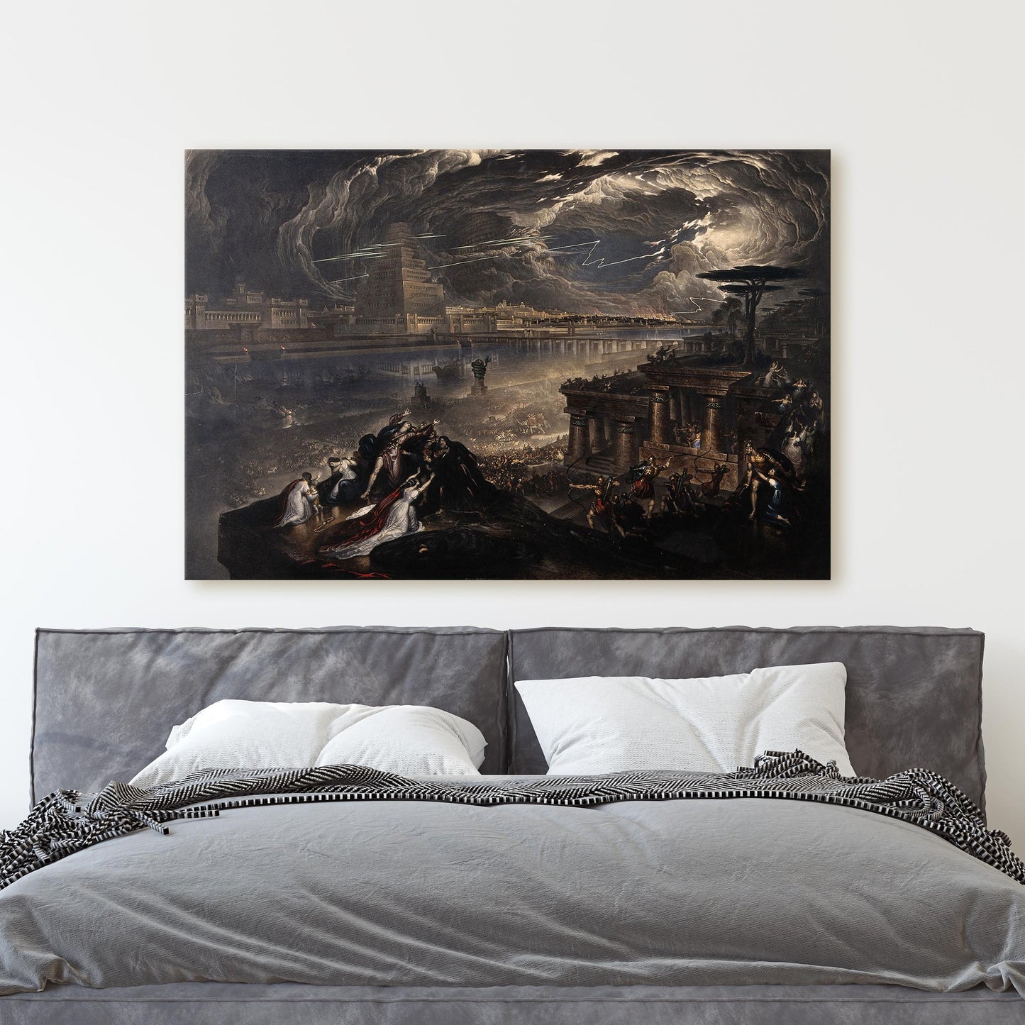 The Fall of Babylon; Cyrus the Great defeating the Chaldean Army (1831) - John Martin
