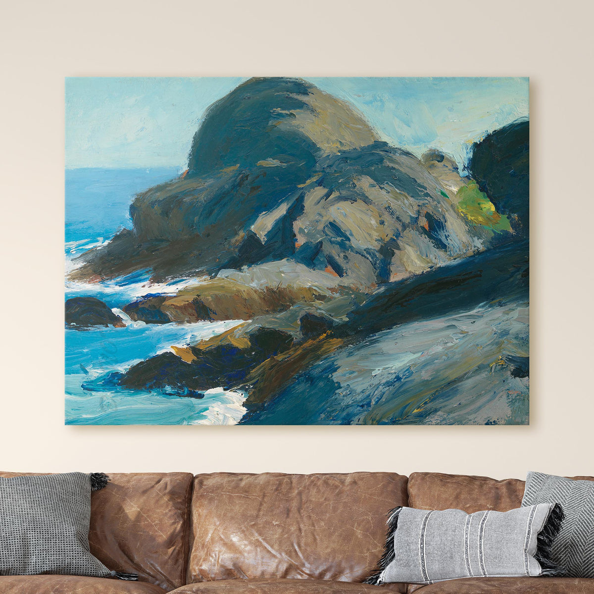 Rocky Shore by Edward Hopper