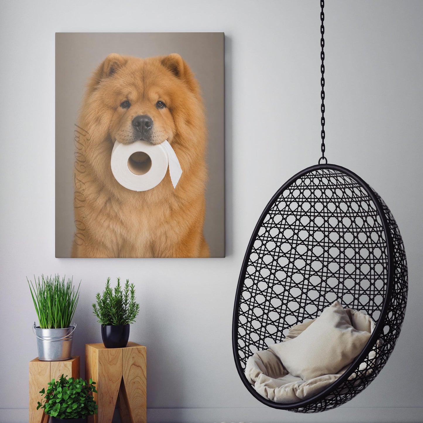 Chow Chow Dog Toilet Paper