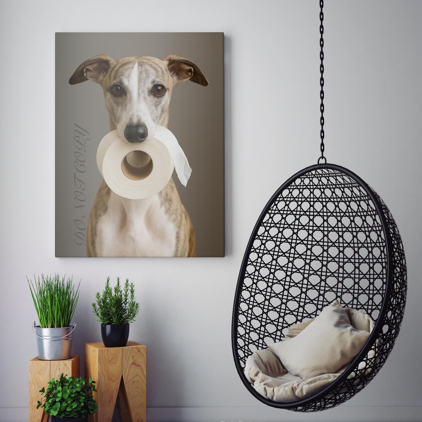 Whippet Dog Toilet Paper