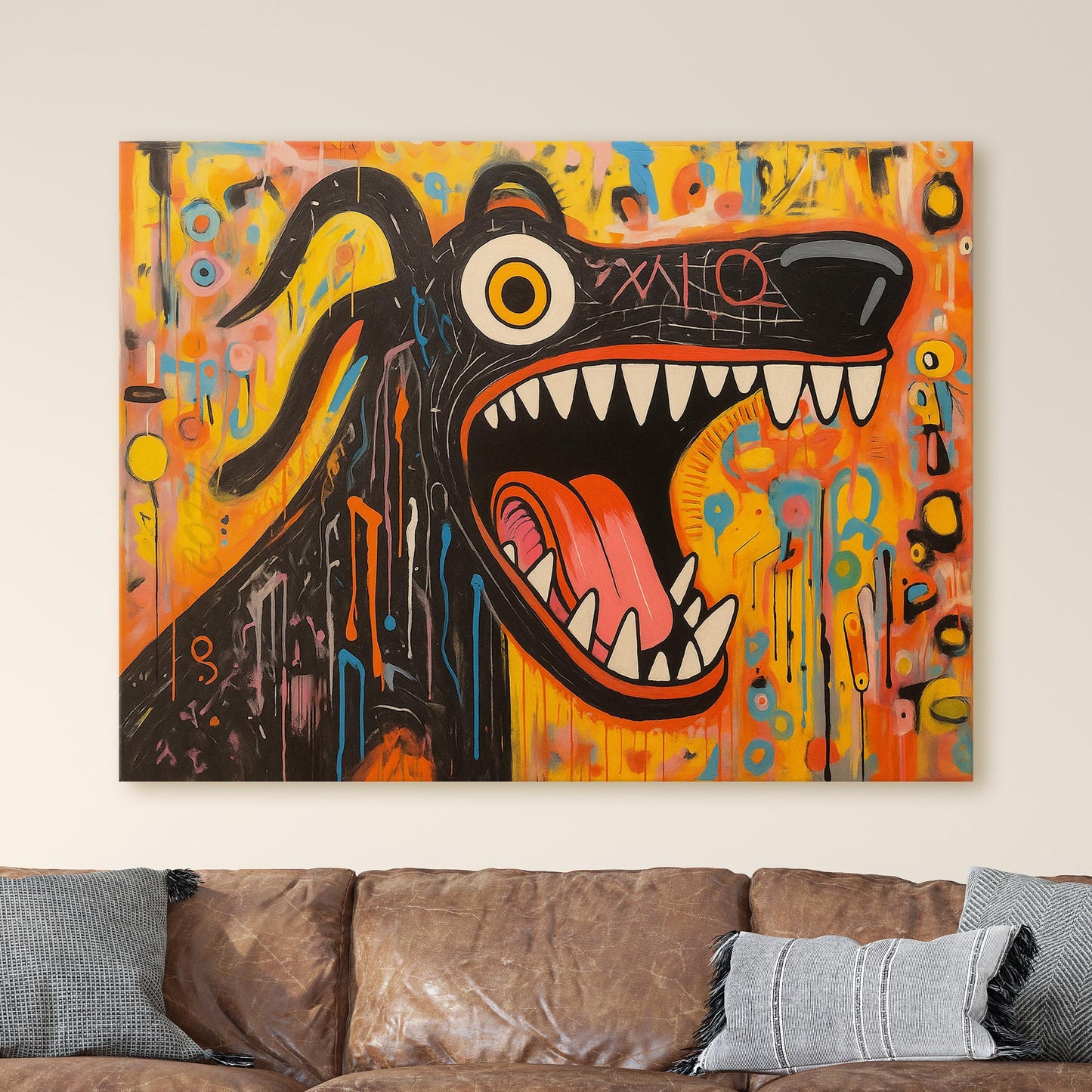 Graffiti Abstract Dog