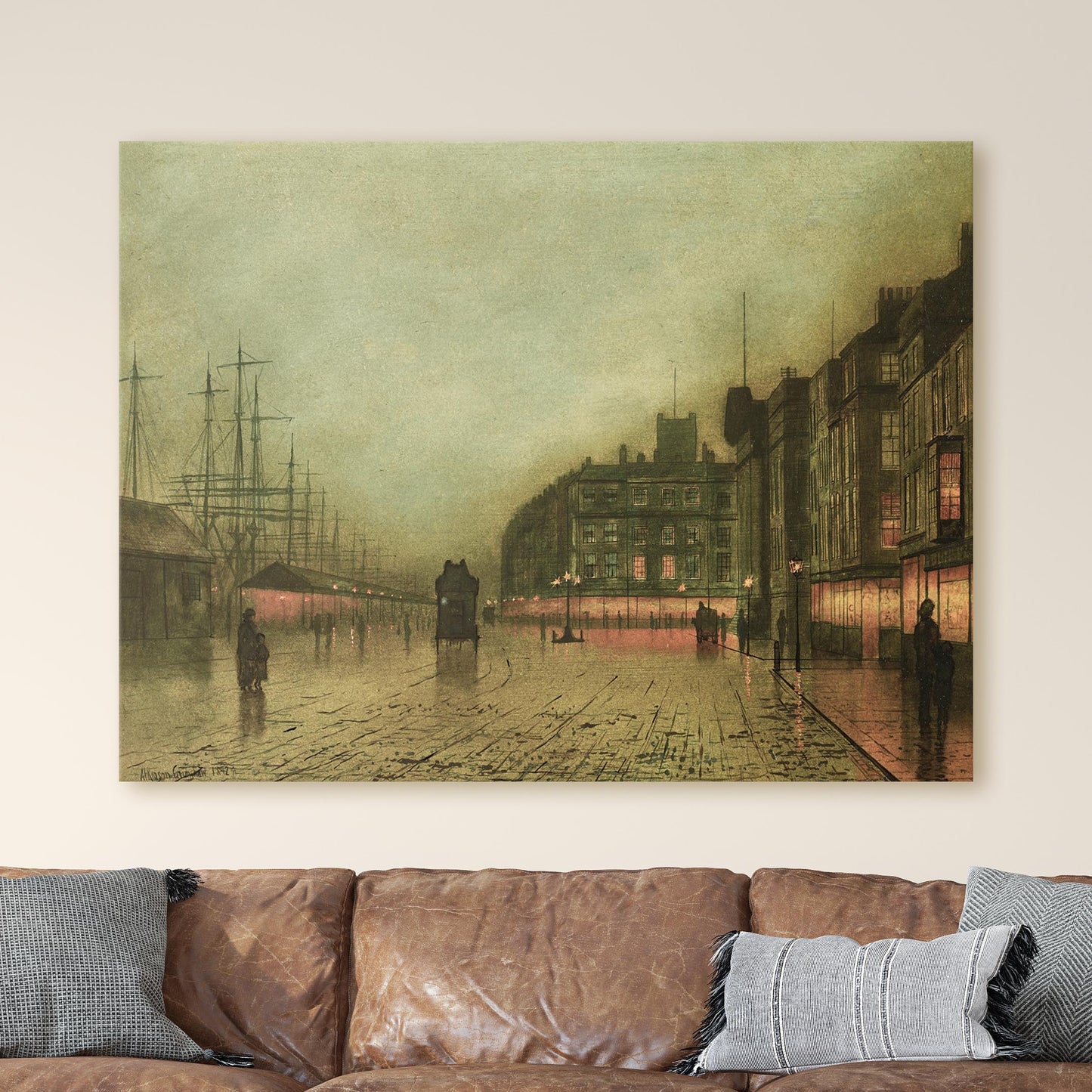 Liverpool Docks (1892) by John Atkinson Grimshaw