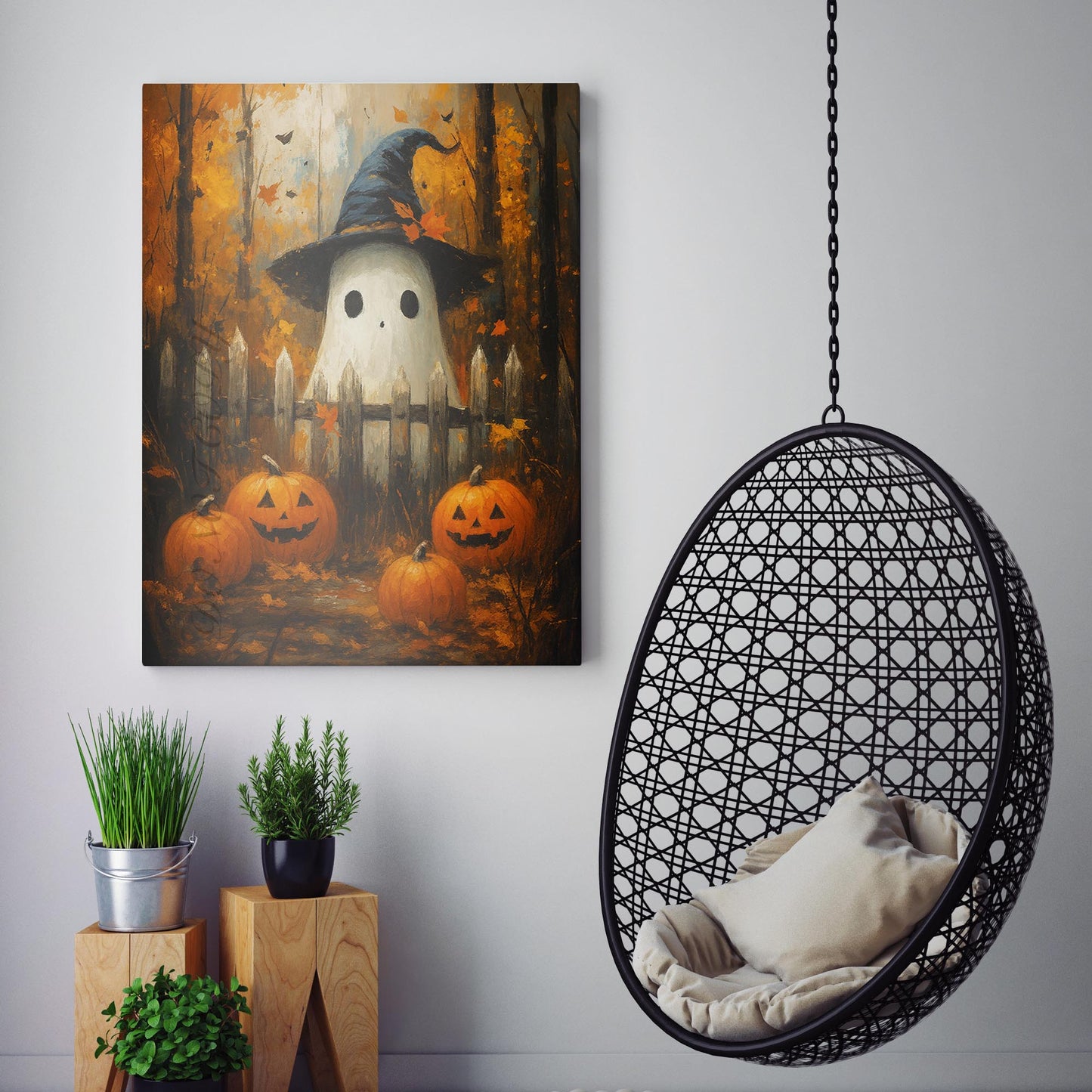 Ghost In A Haunted Forest