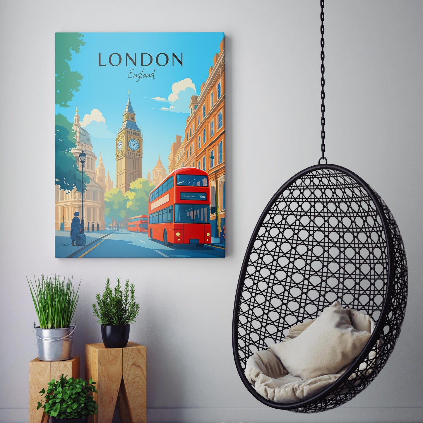 London England Travel Poster II