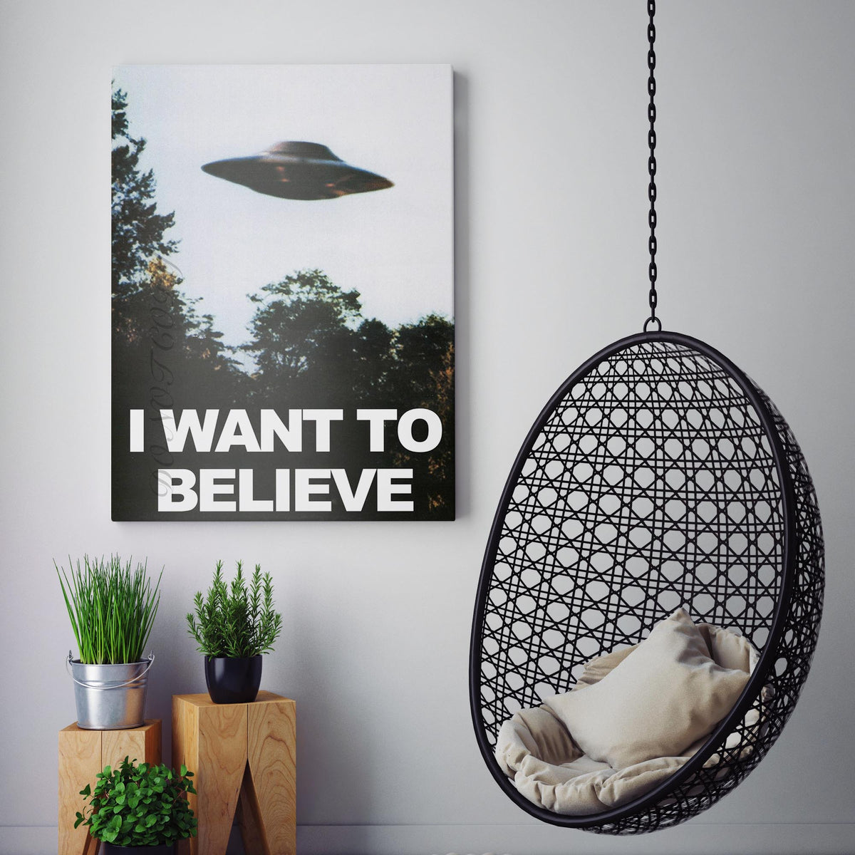 I Want To Believe UFO Poster