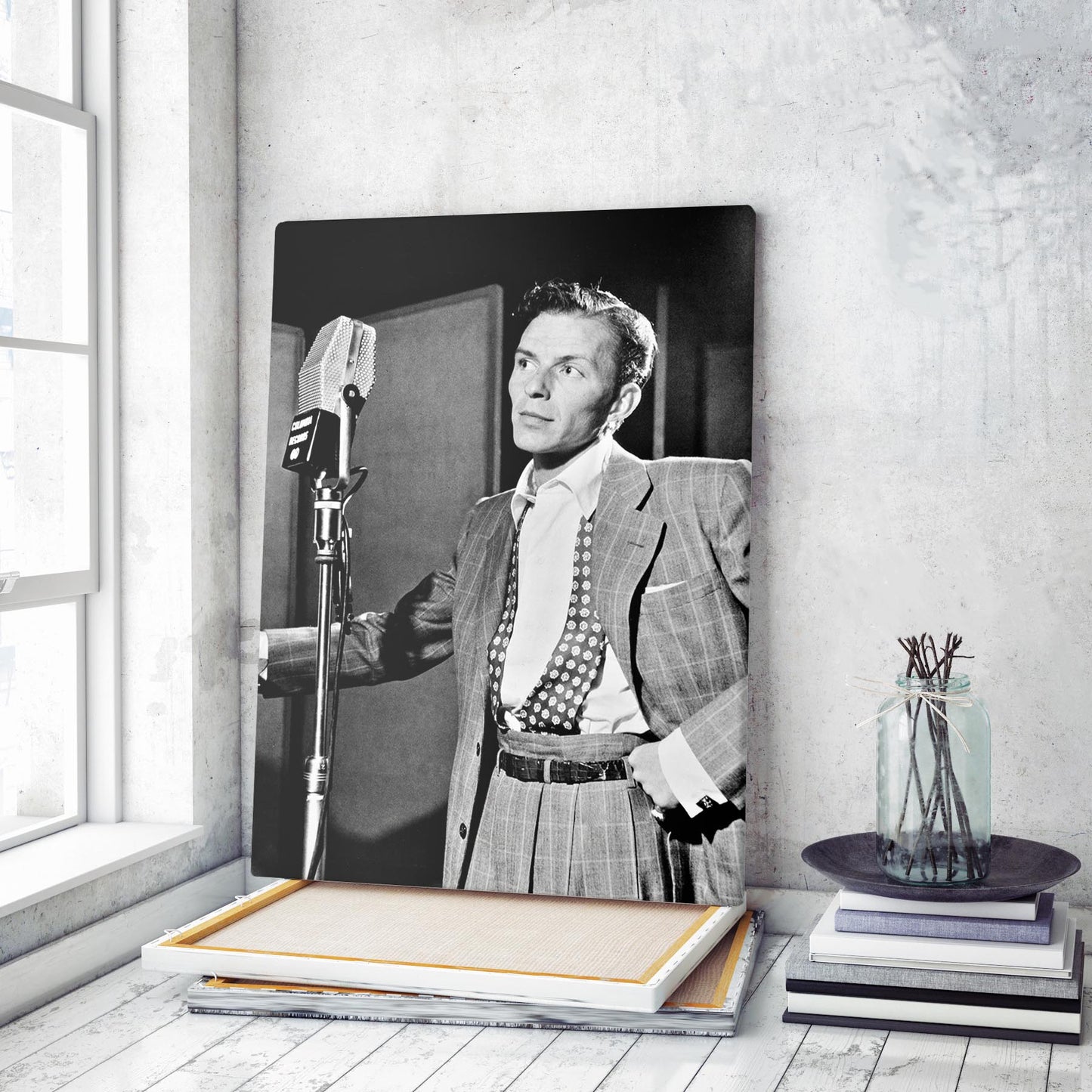 Frank Sinatra At The Mic