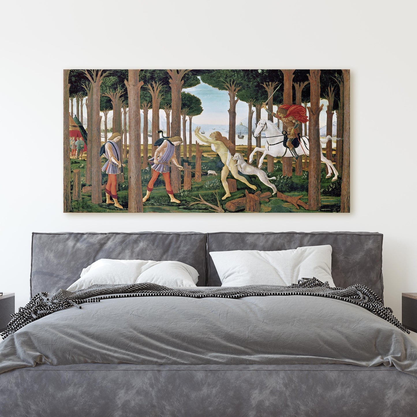 The Story of Nastagio Degli Onesti by Botticelli