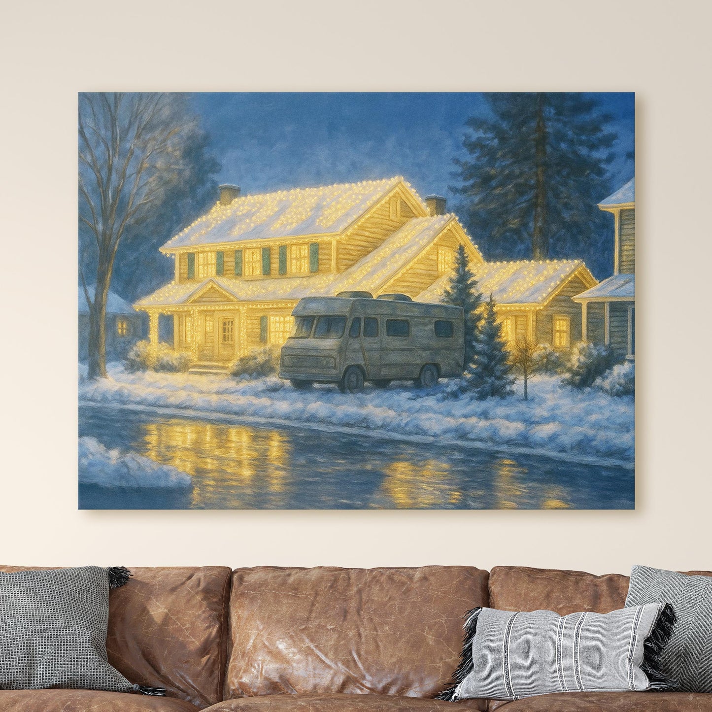 Griswold Family House Lights Christmas Vacation