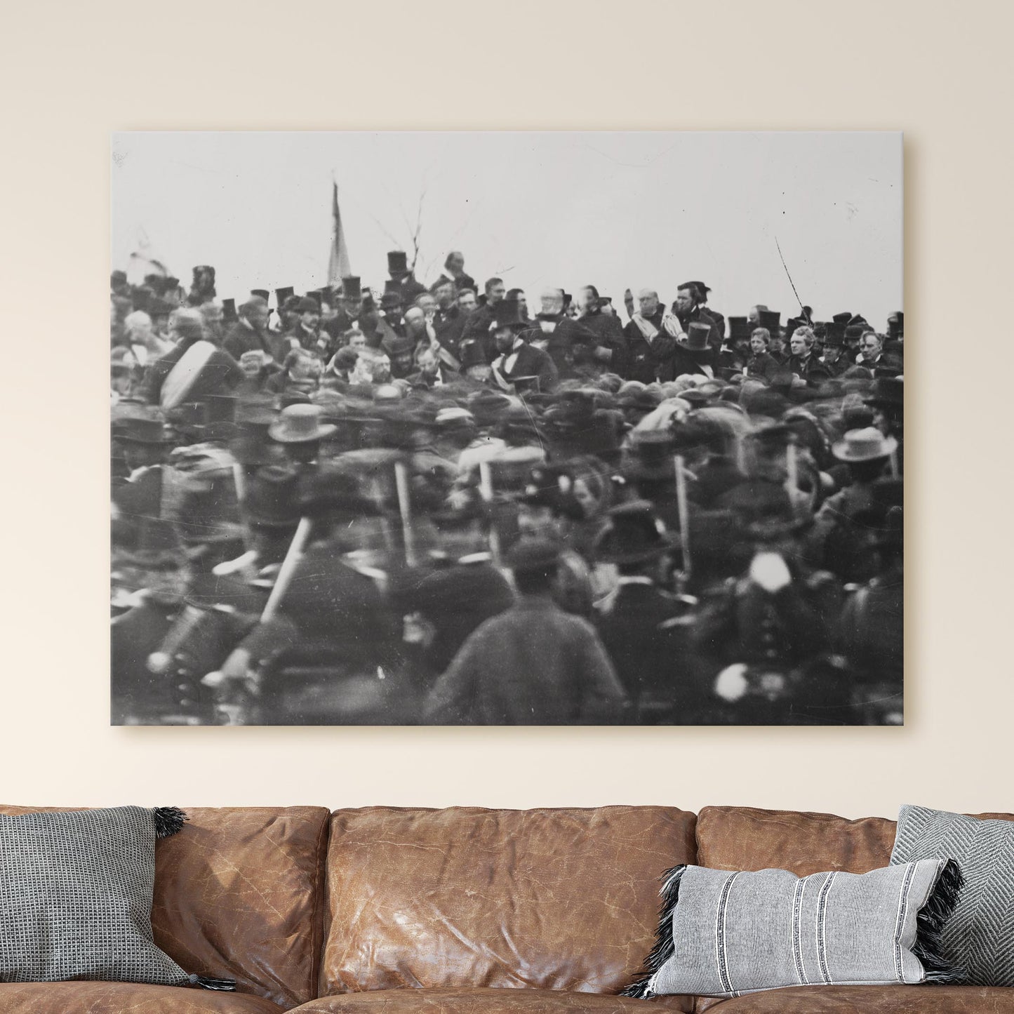 Abraham Lincoln Making The Gettysburg Address