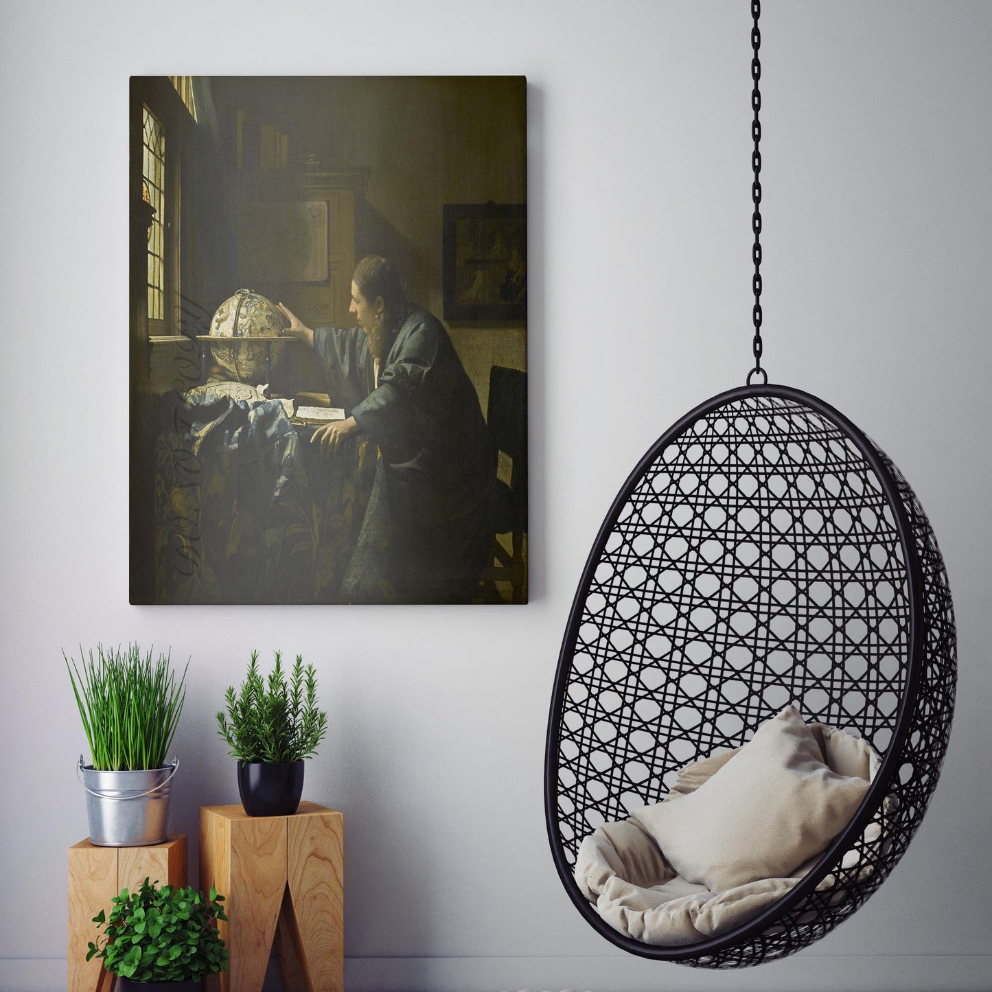 The Astronomer 1668 by Johannes Vermeer