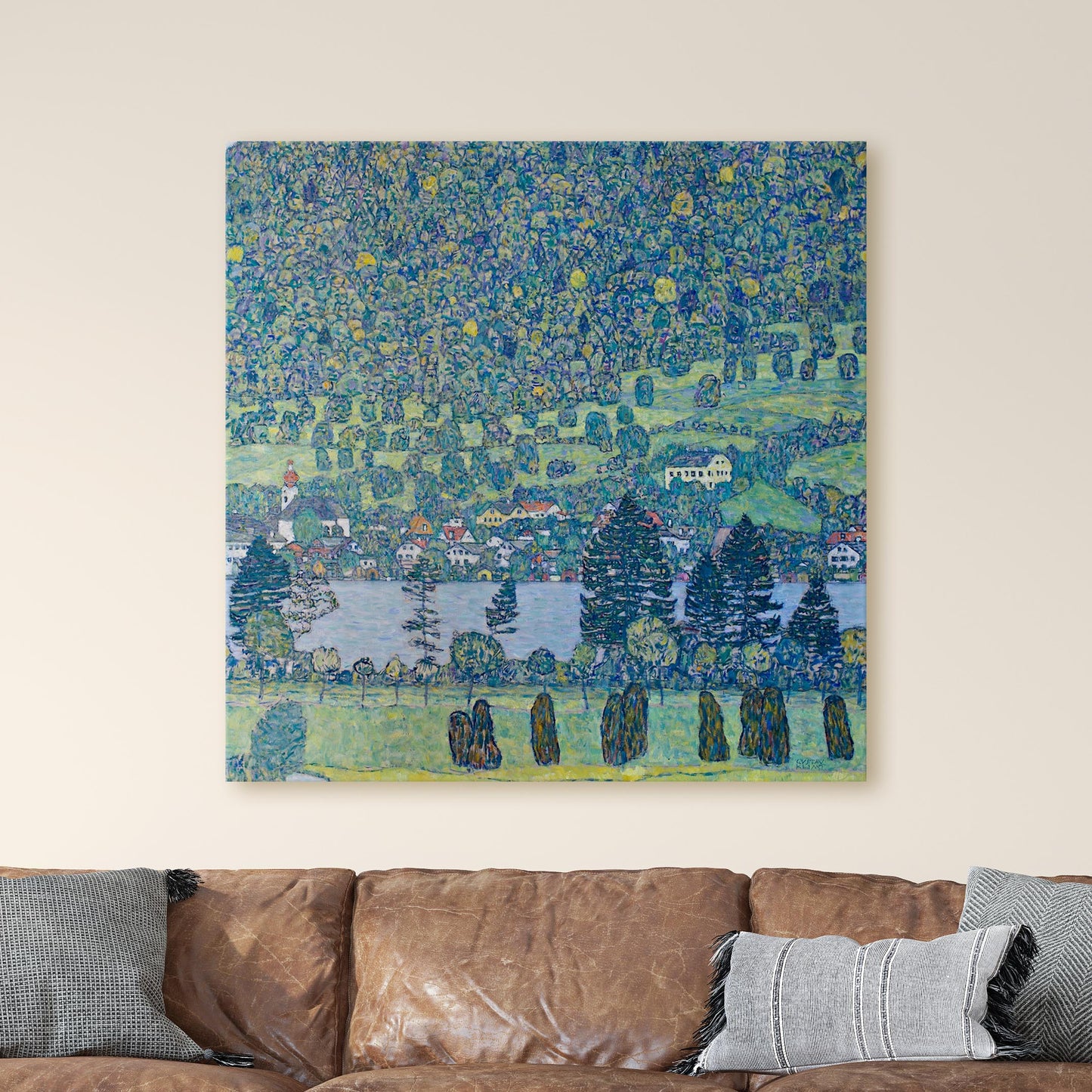 Forest Slope In Unterach On The Attersee by Gustav Klimt