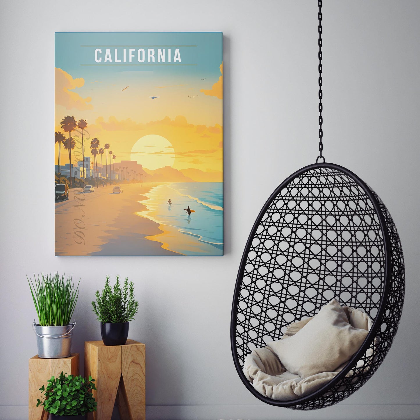 California Vintage Travel Poster