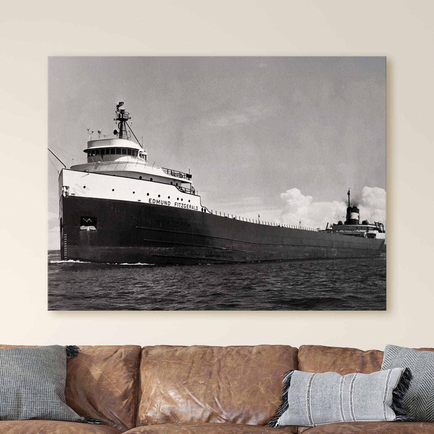 Edmund Fitzgerald SS Great Lakes Freighter Ship