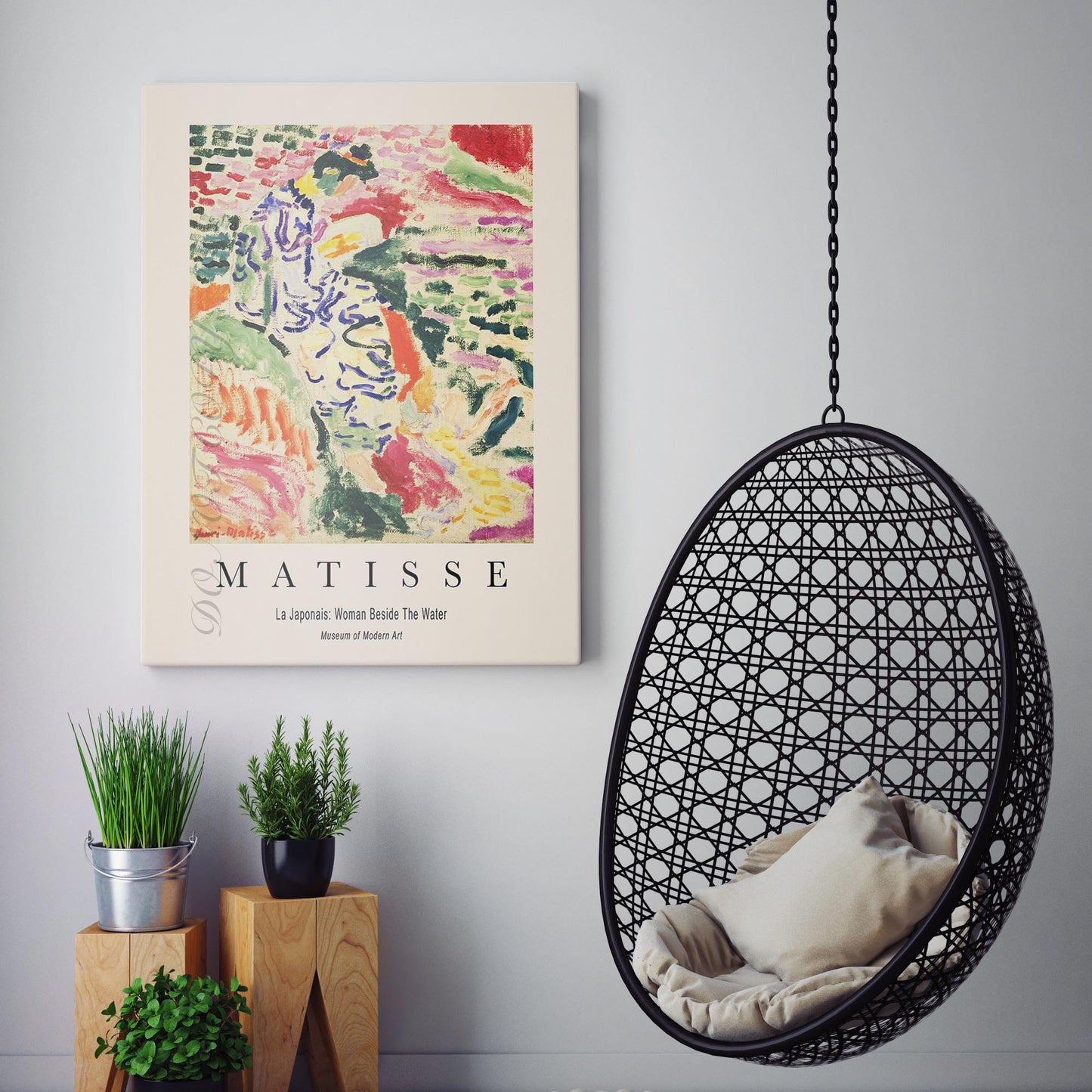 Henri Matisse - La Japonaise, Woman Beside The Water